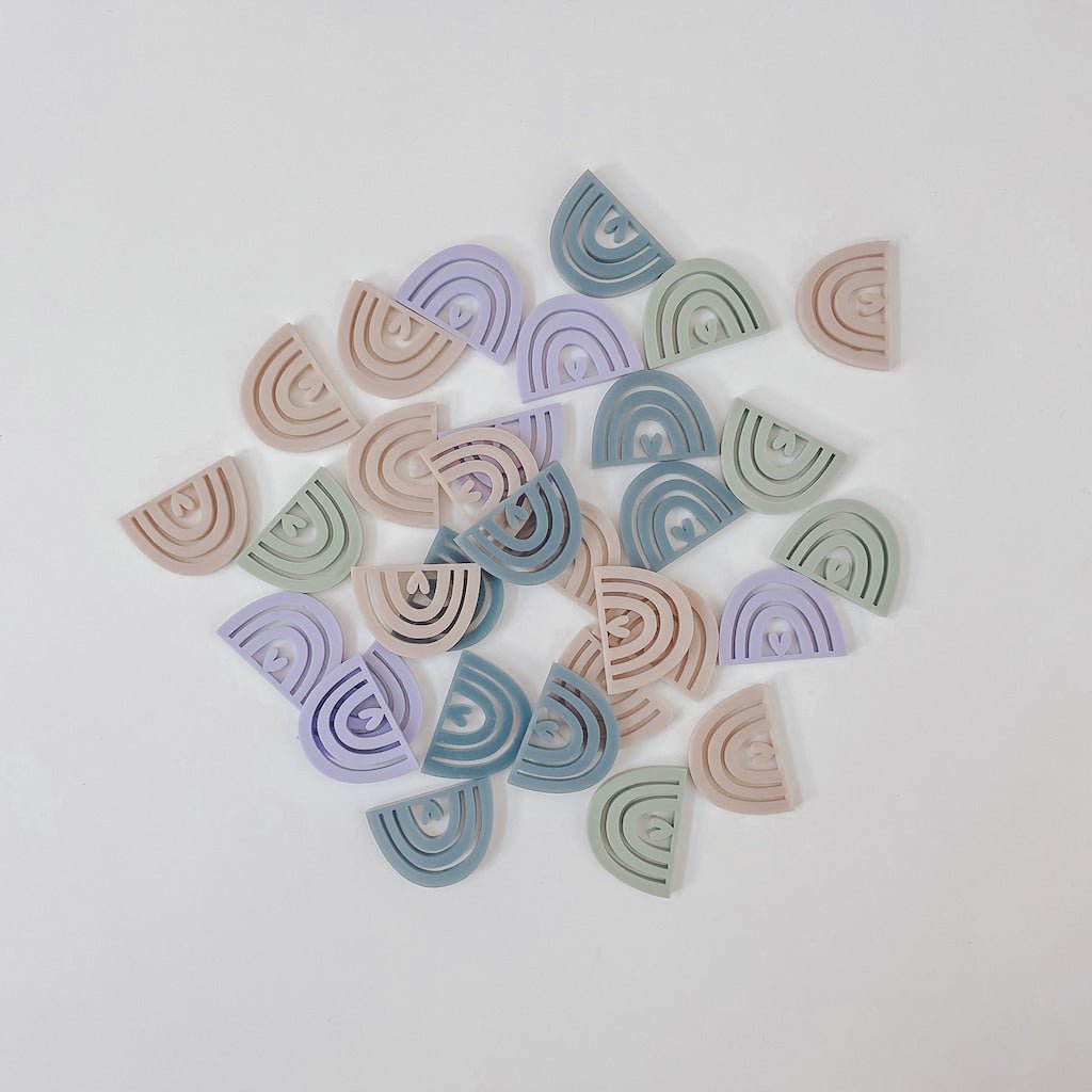 Nachhaltiges Konfetti aus Acryl - Regenbogen - lyllevenn