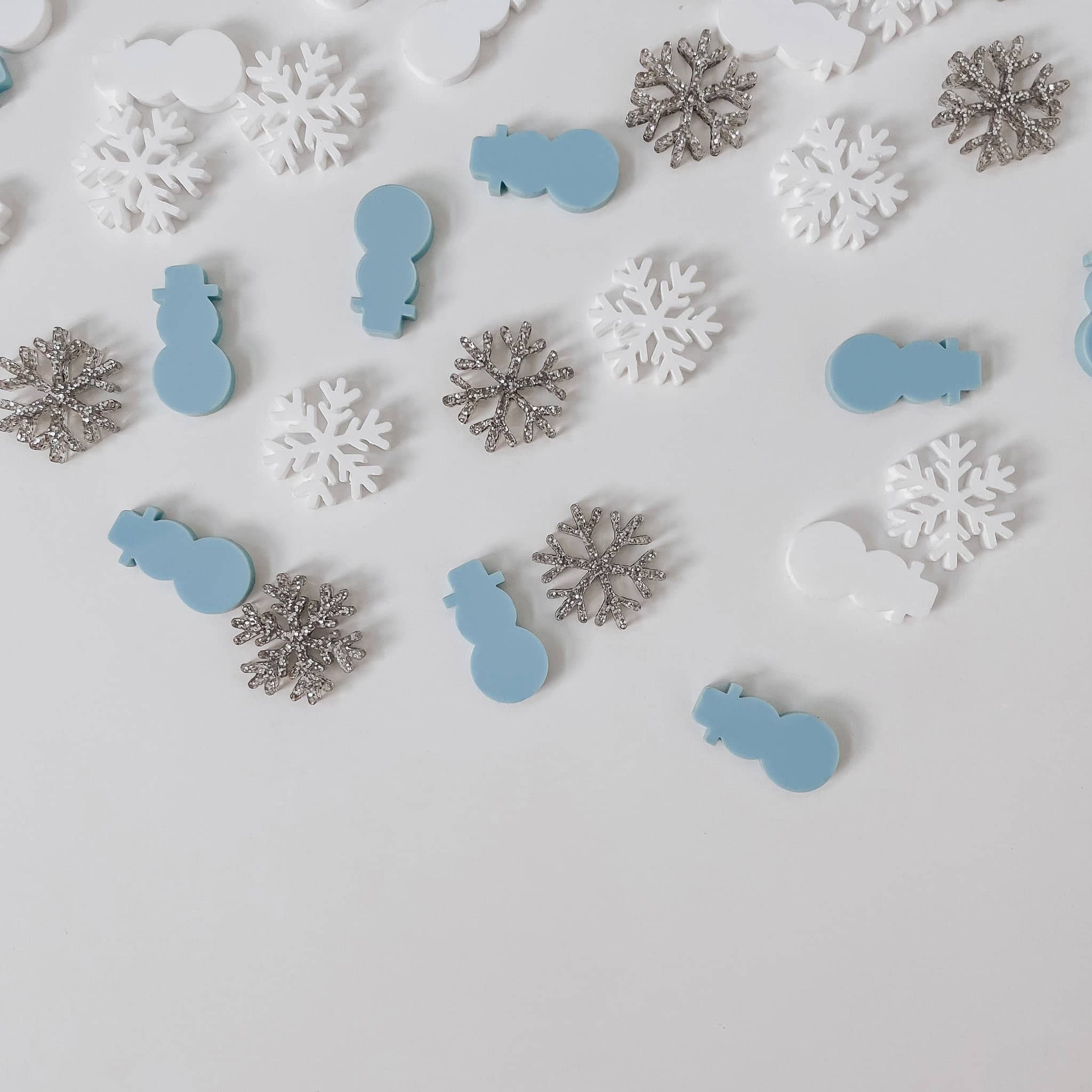 Nachhaltiges Konfetti aus Acryl - Schnee - lyllevenn