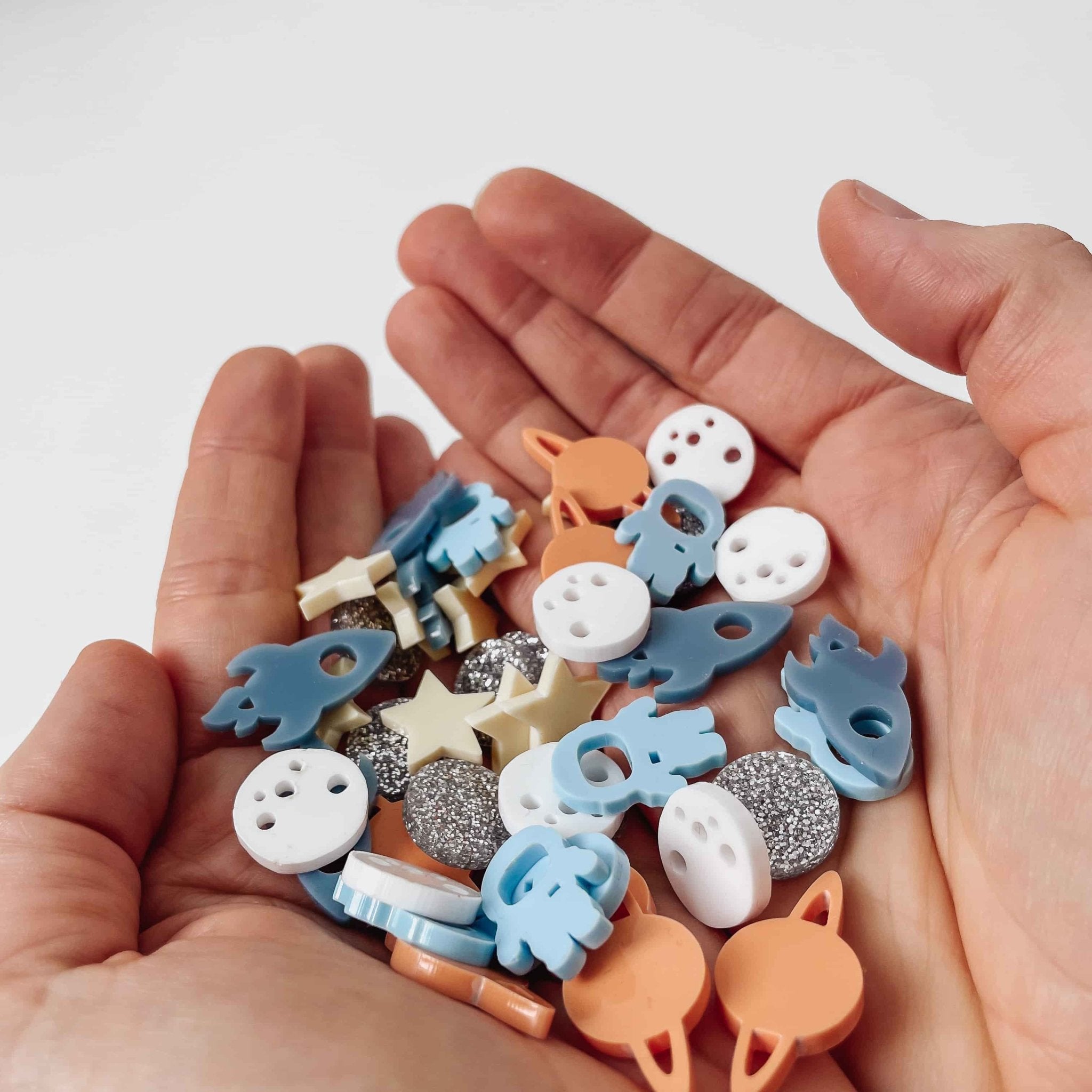 Nachhaltiges Konfetti aus Acryl - Weltall - lyllevenn