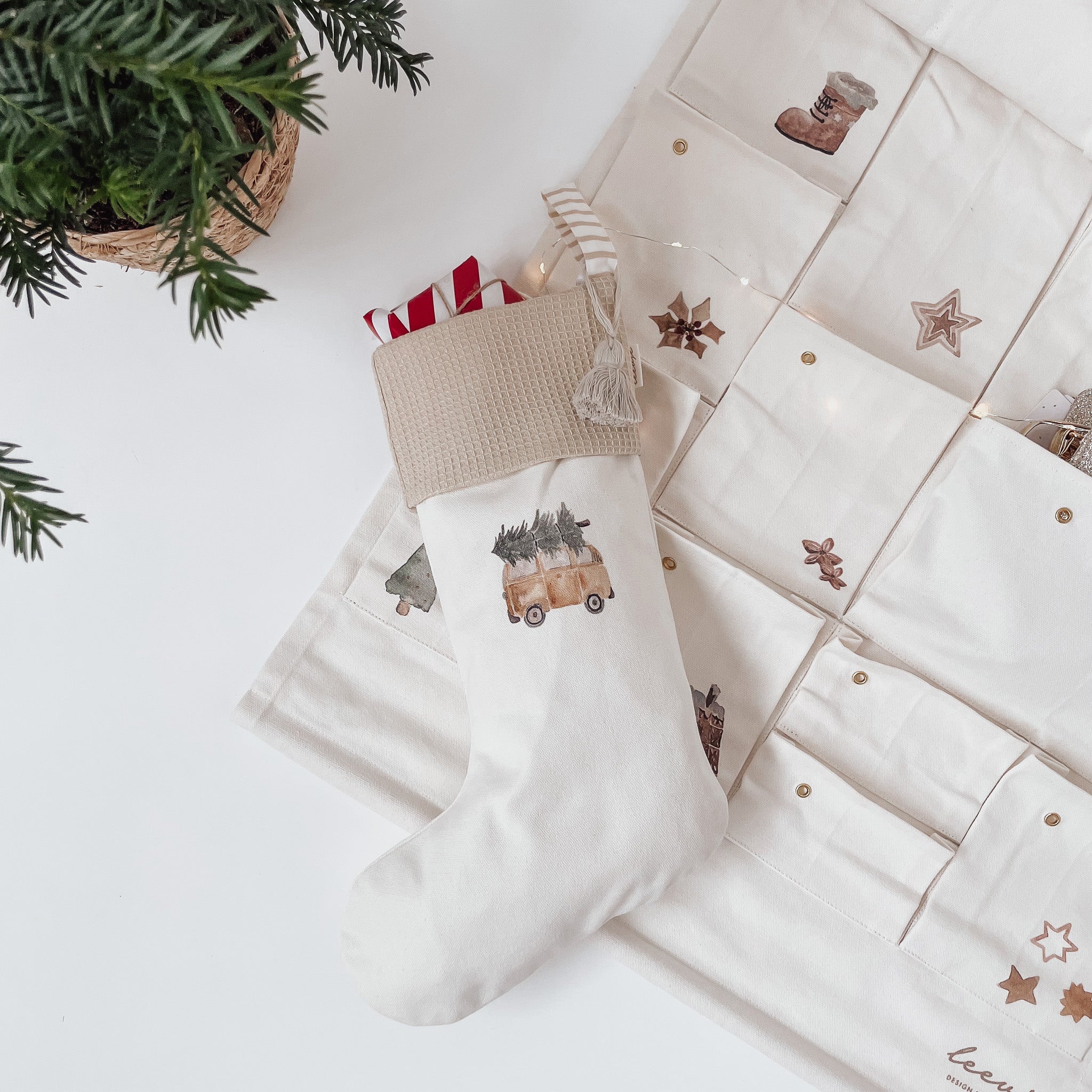Nikolausstiefel - Weihnachtsbus - lyllevenn