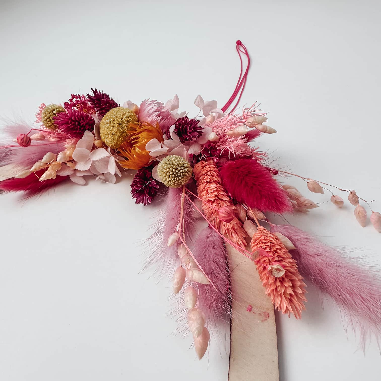 Osterkranz Holz – mit Trockenblumen - lyllevenn