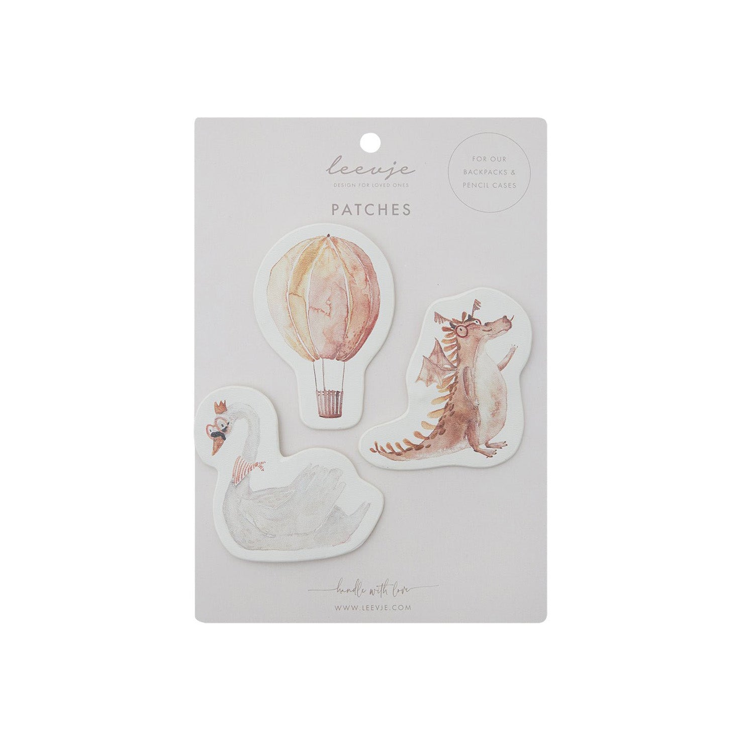 Patches Rucksack – rosanes Set