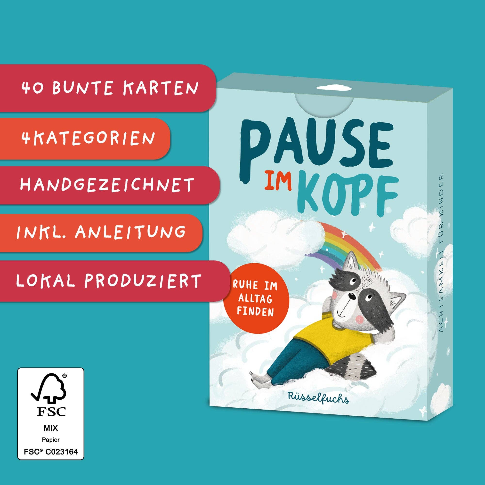 Pause im Kopf - Achtsamkeitskarten für Kinder - lyllevenn