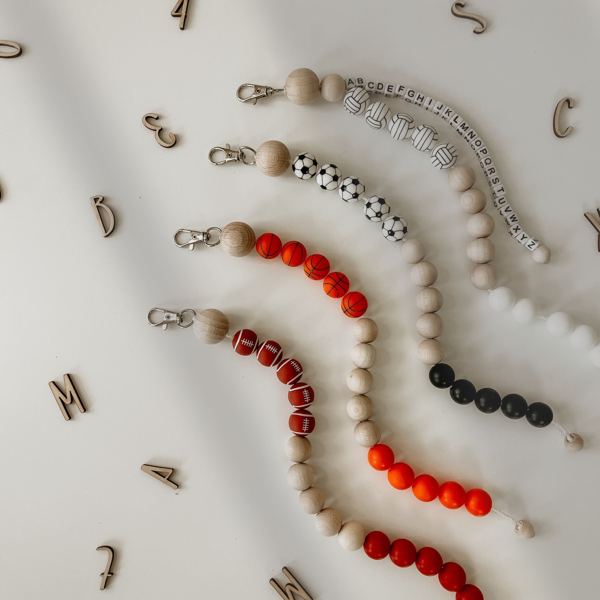 Personalisierte Rechenkette -  Ballsportart - lyllevenn