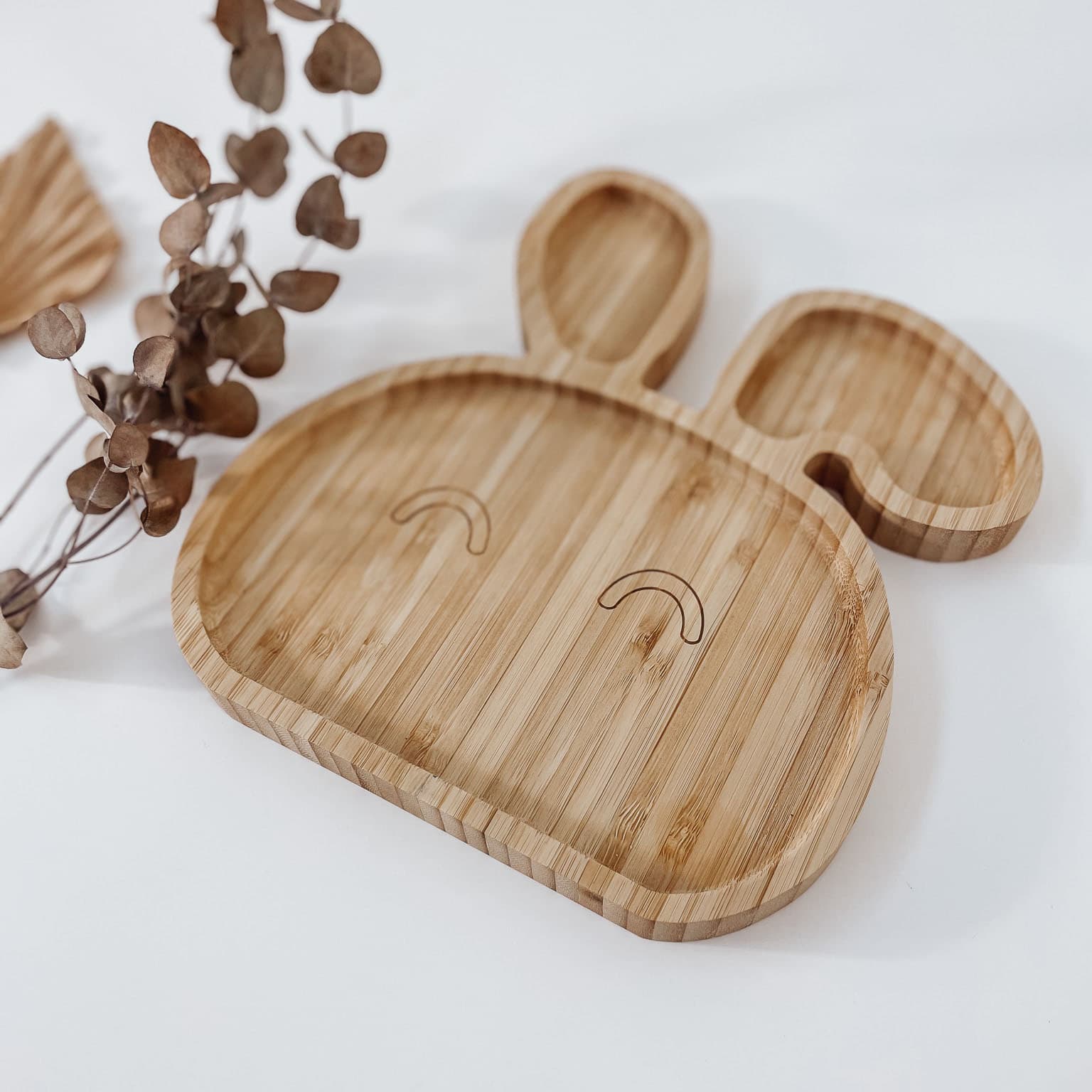 Personalisierter Kinderteller -  Hase - lyllevenn