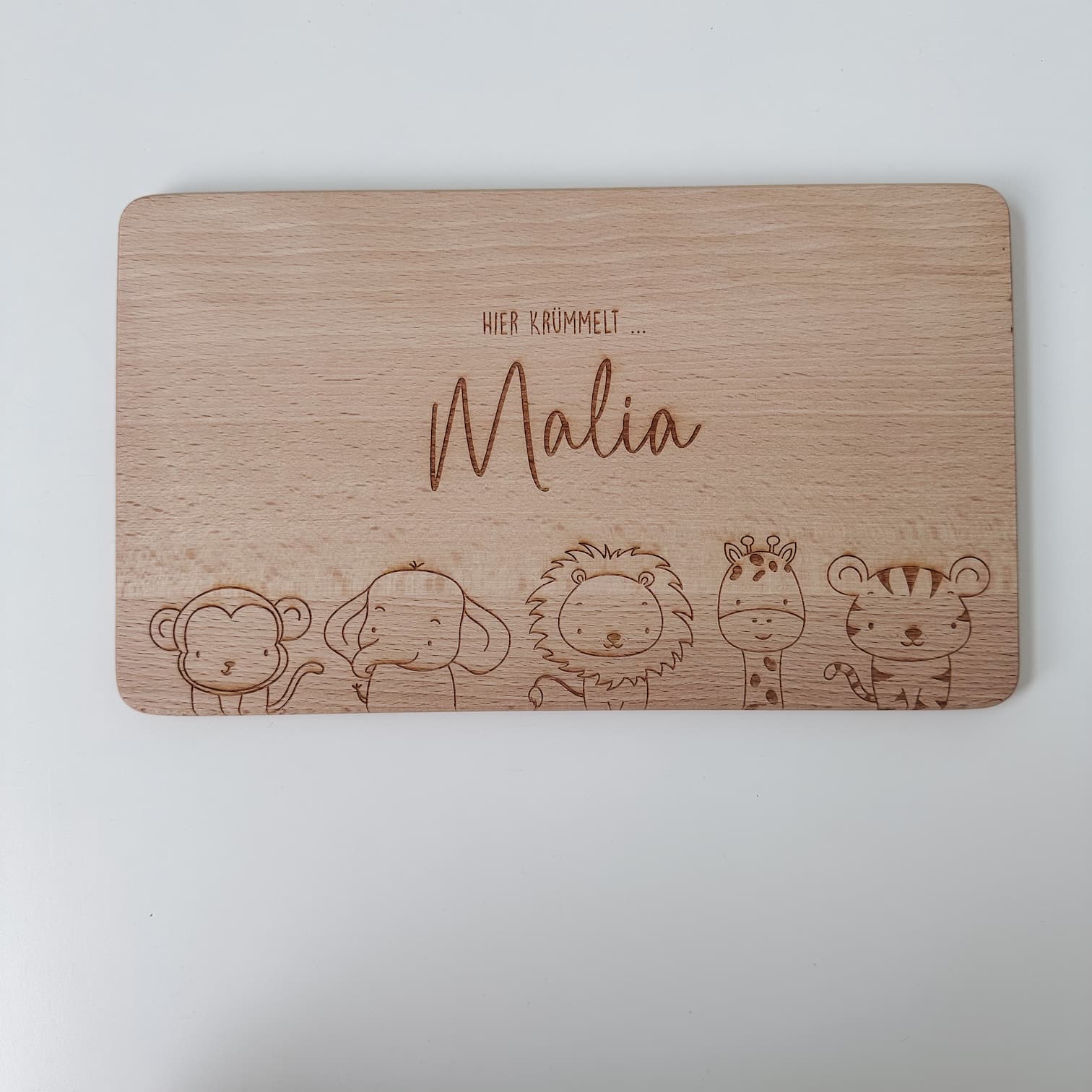 Personalisiertes Frühstücksbrettchen - Fertige Designs - lyllevenn