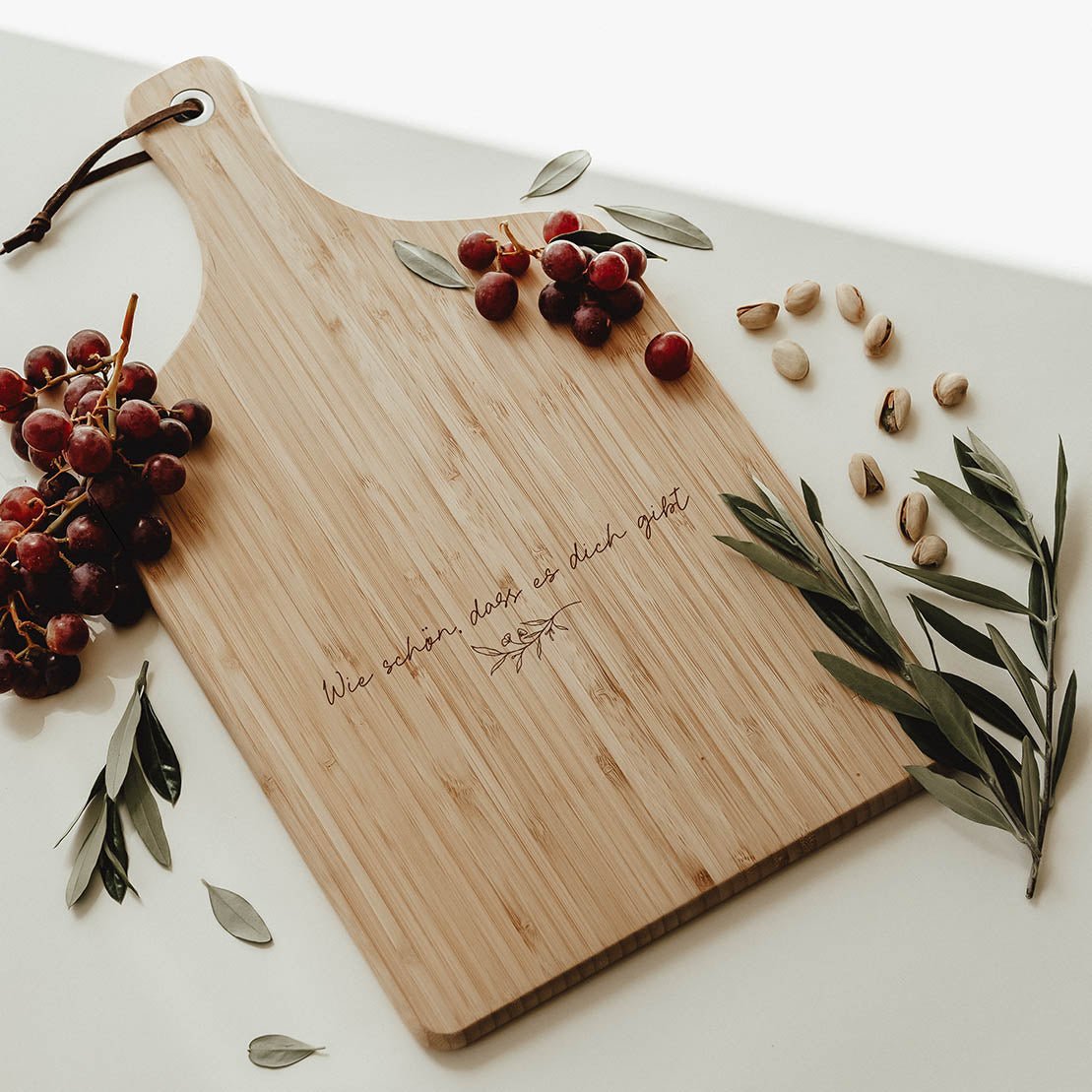 Personalisiertes Schneidebrett Bambus - Wie schön - lyllevenn