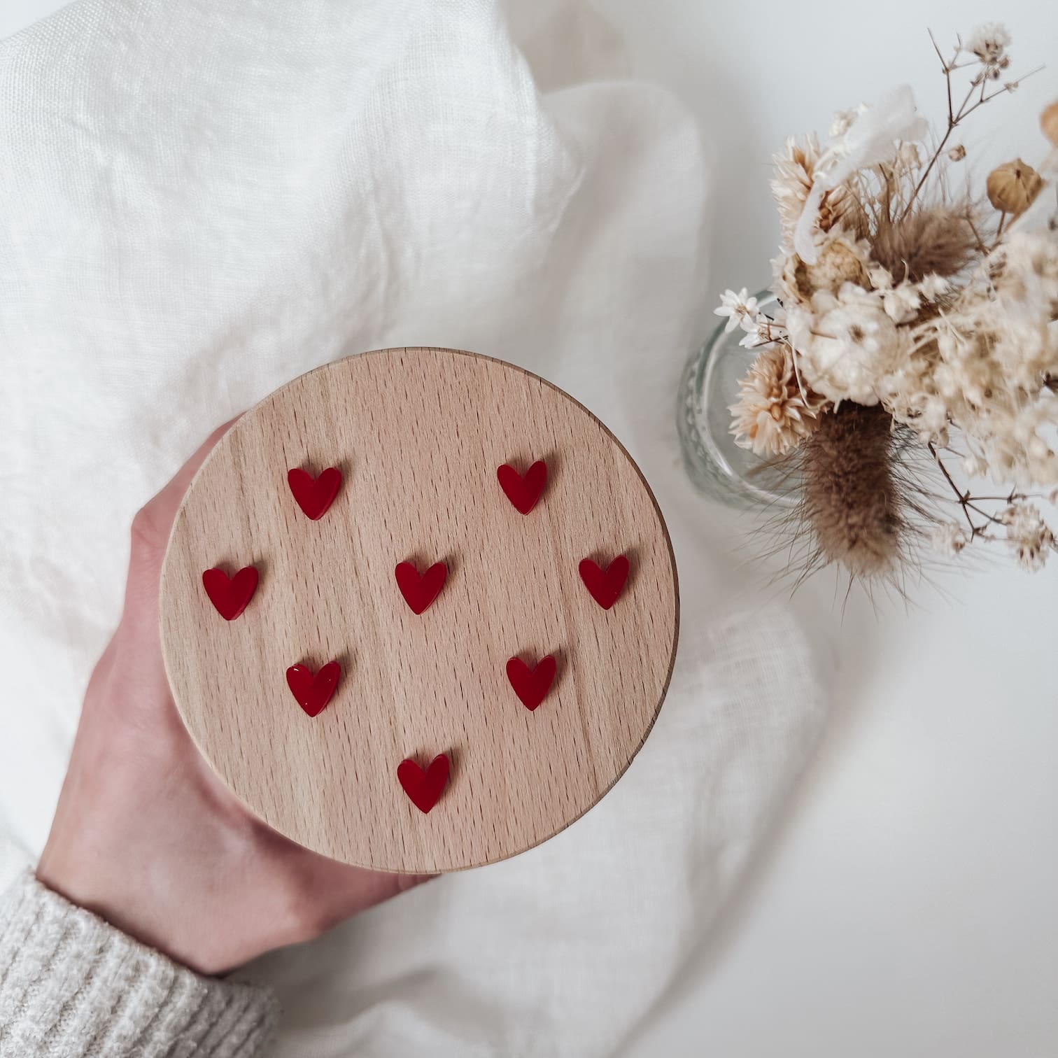 Personalisiertes Vorratsglas - 3D Herz - lyllevenn