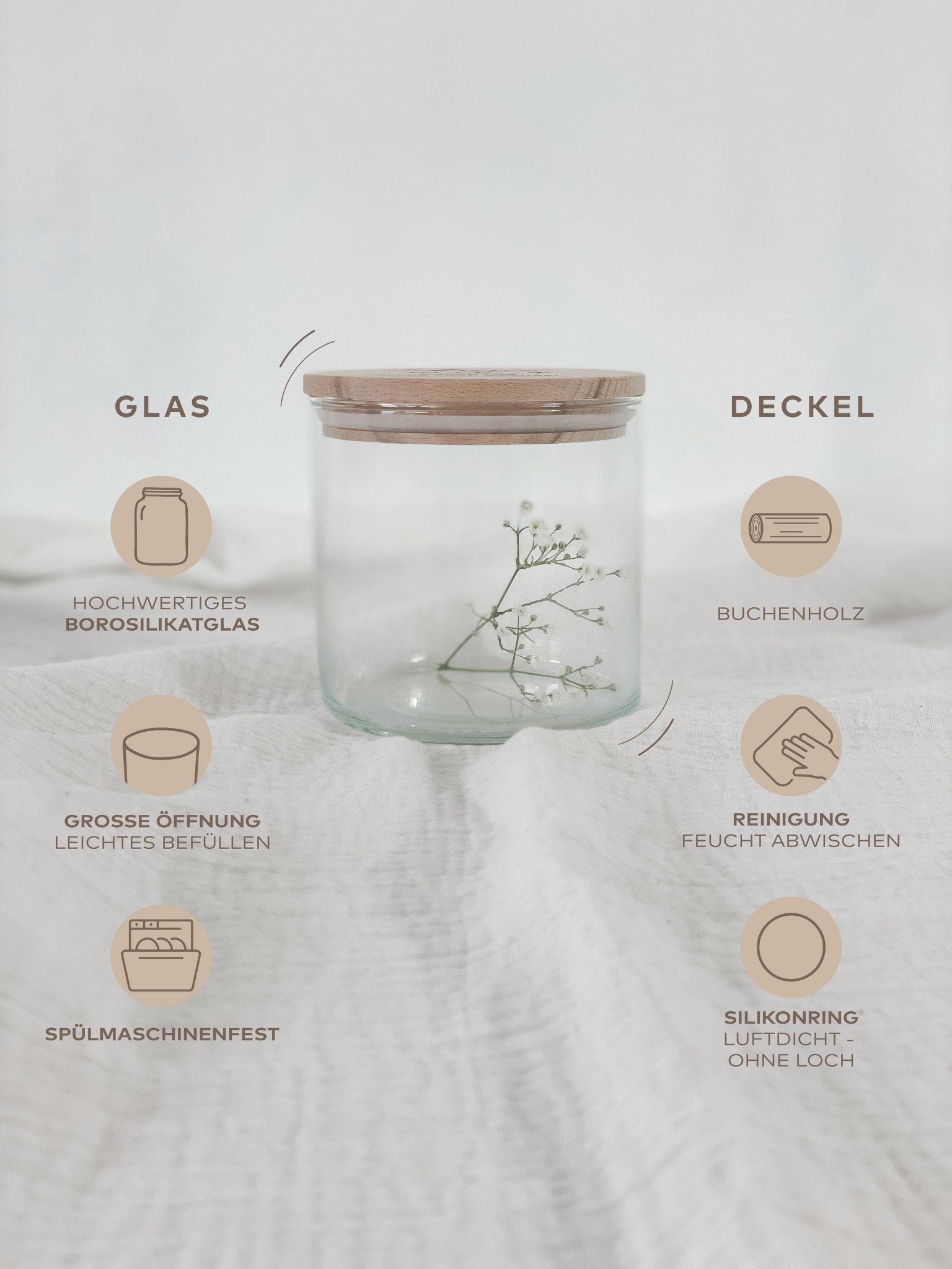 Personalisiertes Vorratsglas – Dankeschön - lyllevenn