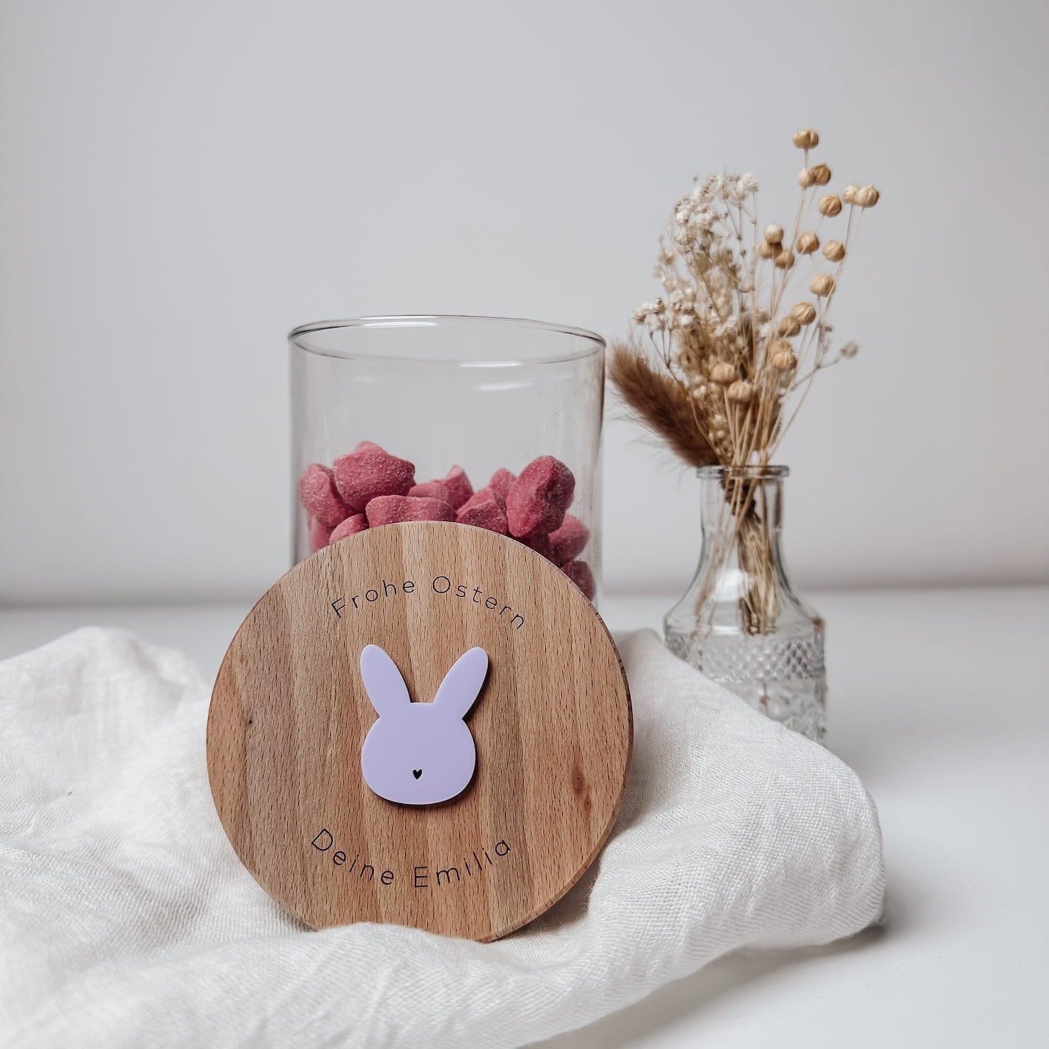 Personalisiertes Vorratsglas - Frohe Ostern - lyllevenn