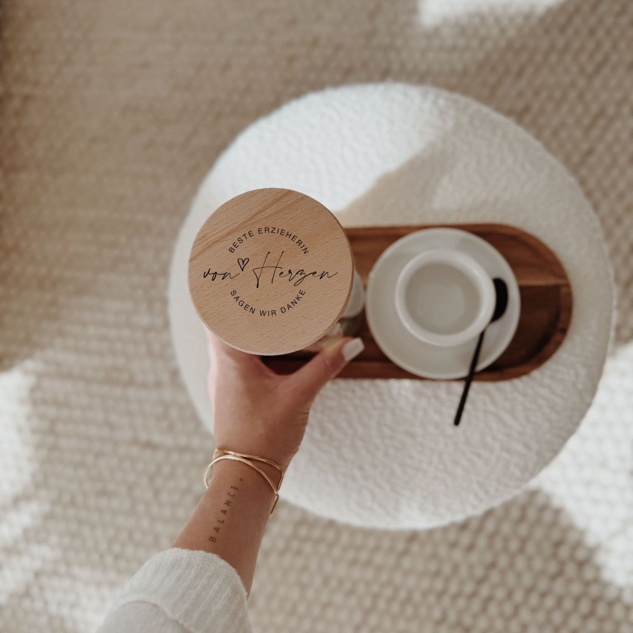 Personalisiertes Vorratsglas - für Erzieher:innen & Kitaleitung - lyllevenn