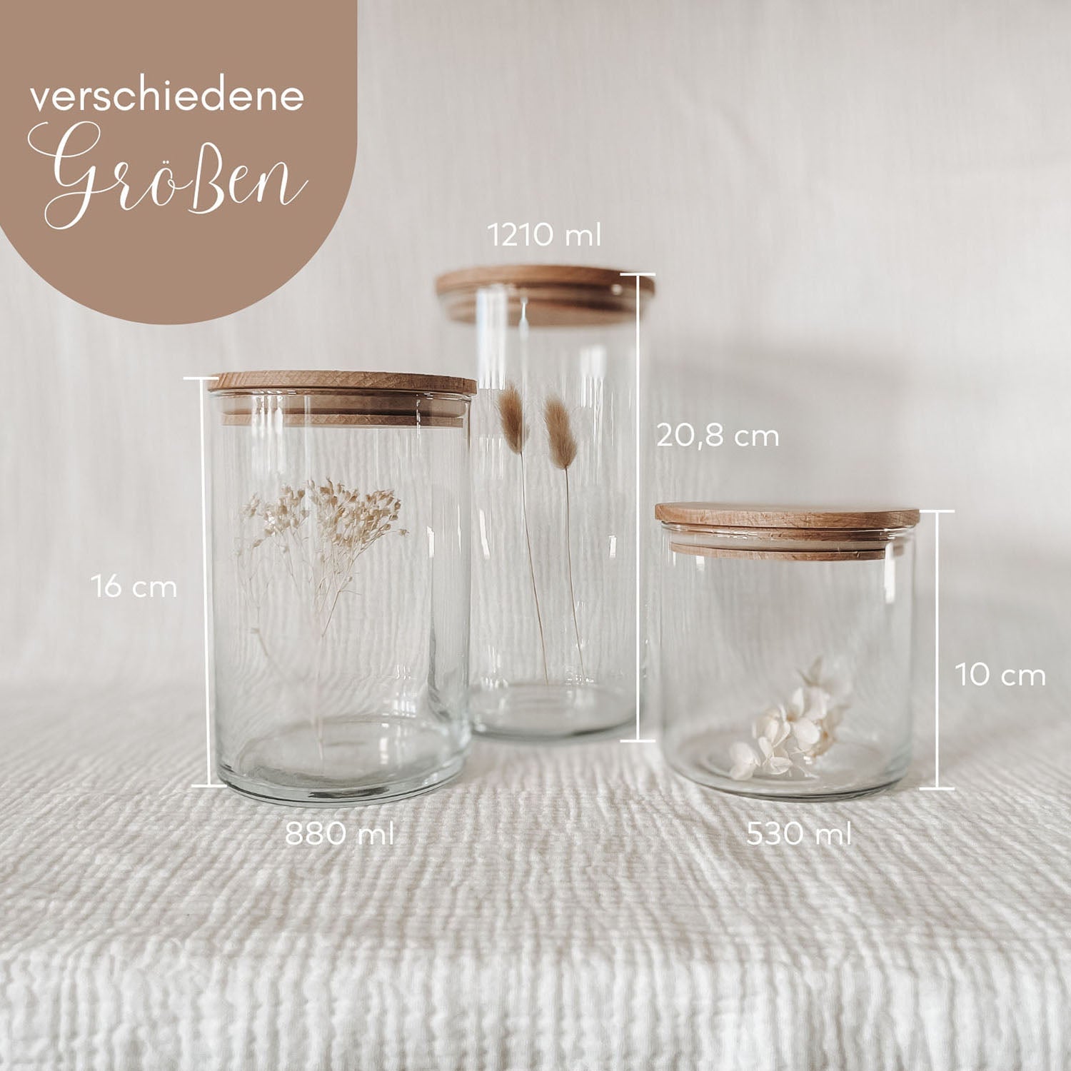 Personalisiertes Vorratsglas – für Herzensmenschen - lyllevenn
