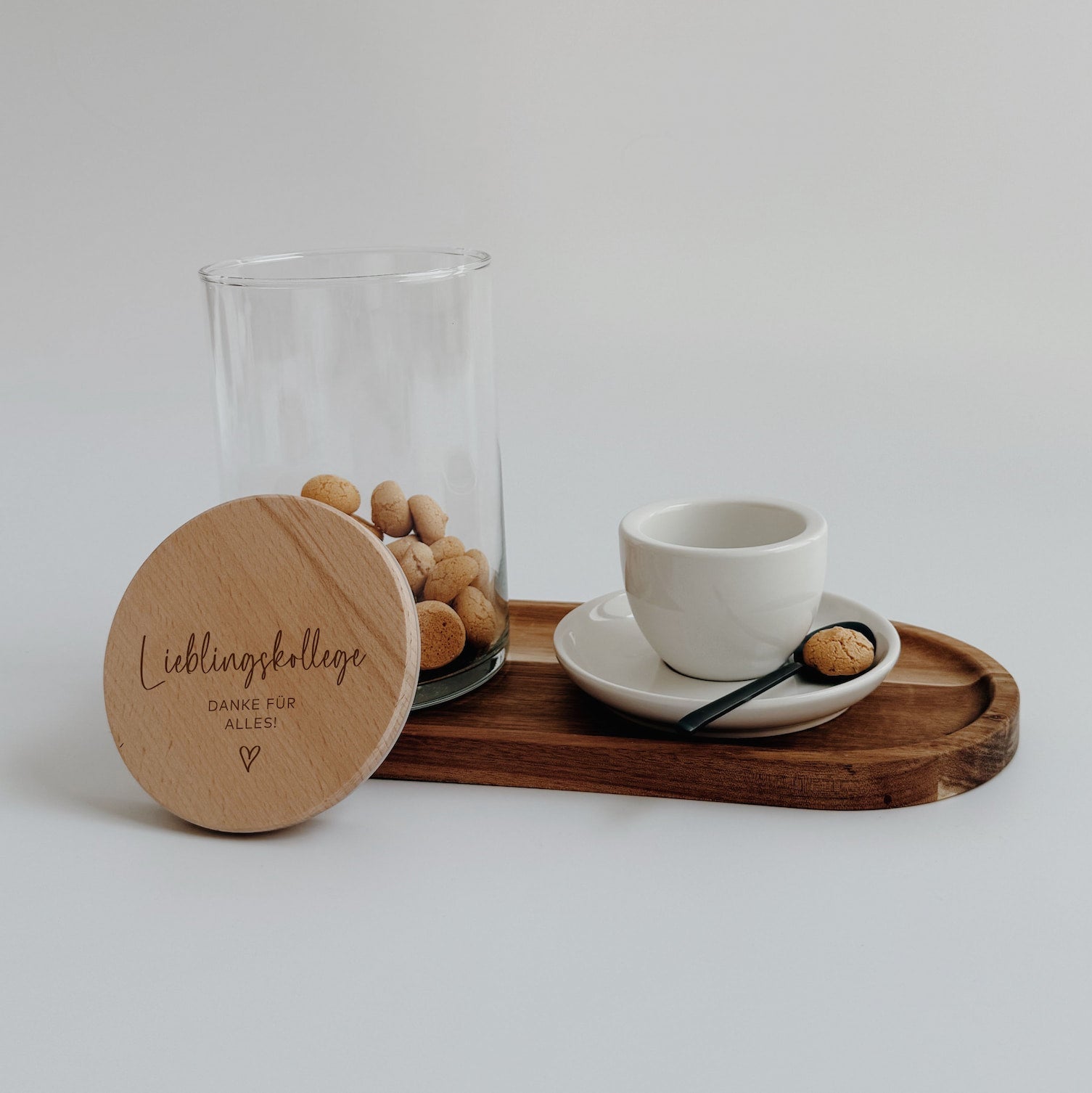 Personalisiertes Vorratsglas - für Lieblingskollegin und Lieblingskollege - lyllevenn