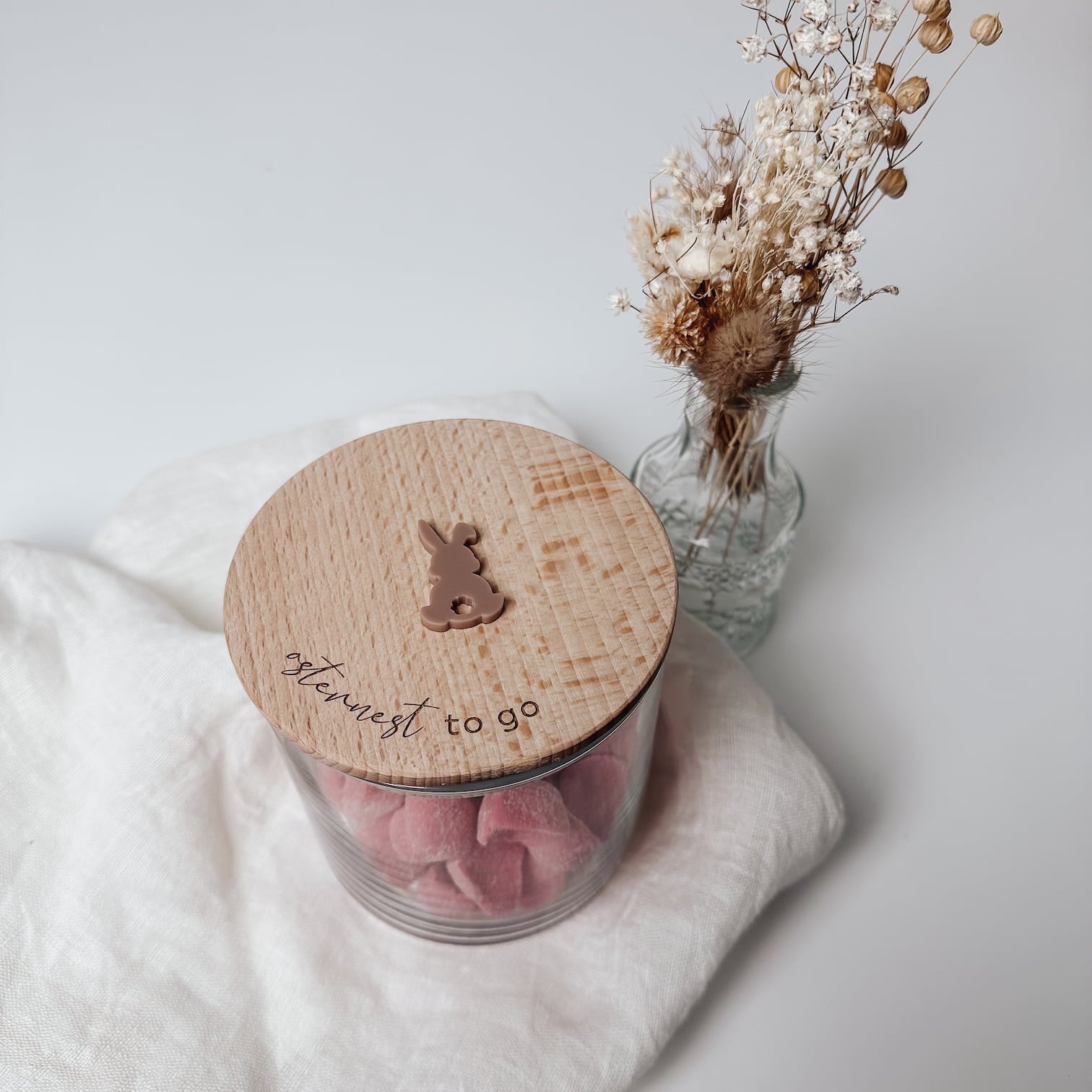 Personalisiertes Vorratsglas - Osternest to go - lyllevenn