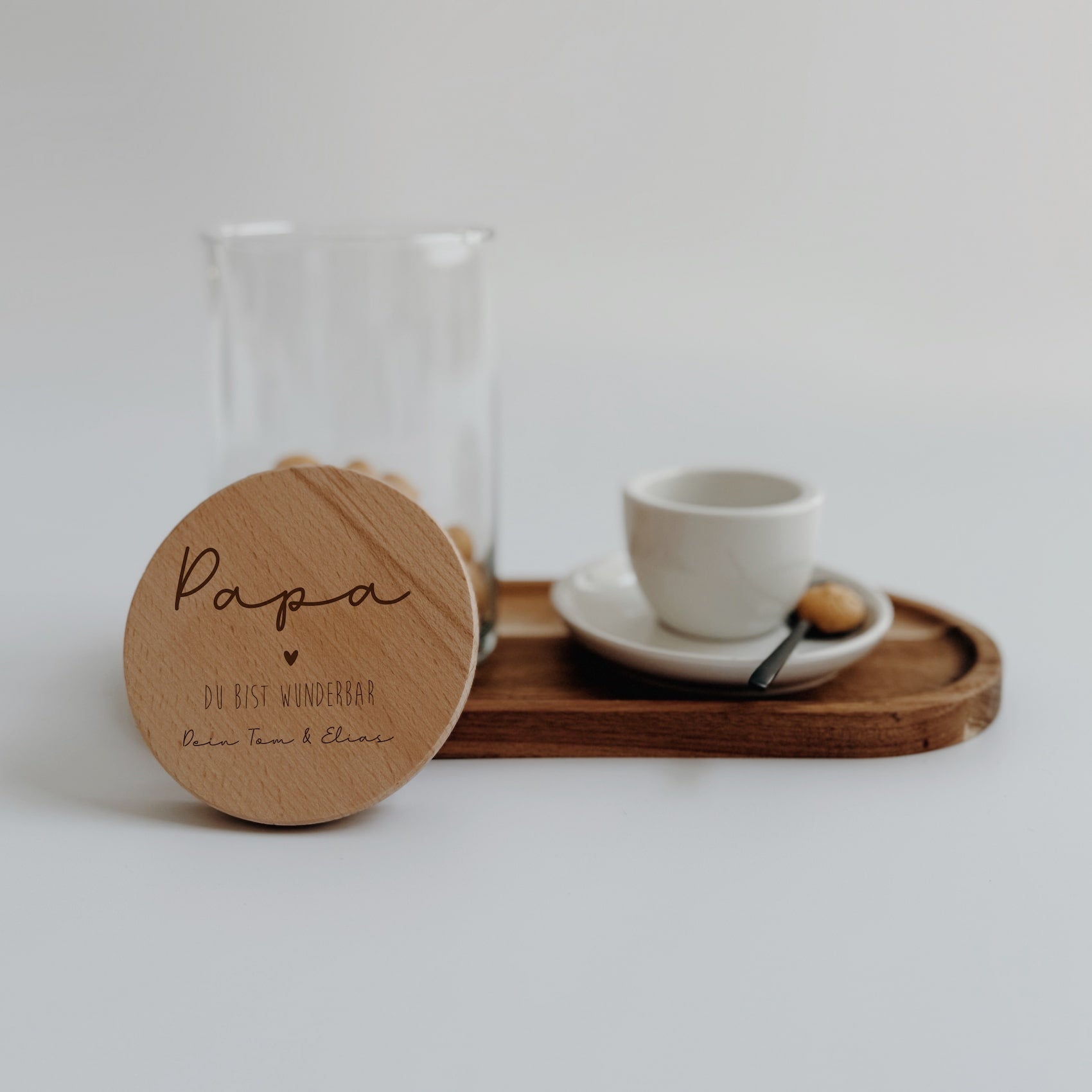 Personalisiertes Vorratsglas - Papa wunderbar - lyllevenn
