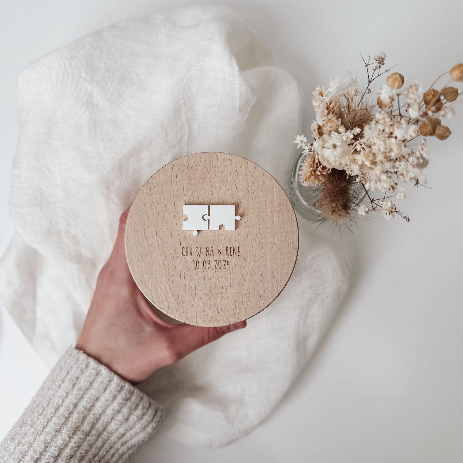 Personalisiertes Vorratsglas - Puzzelteile - lyllevenn