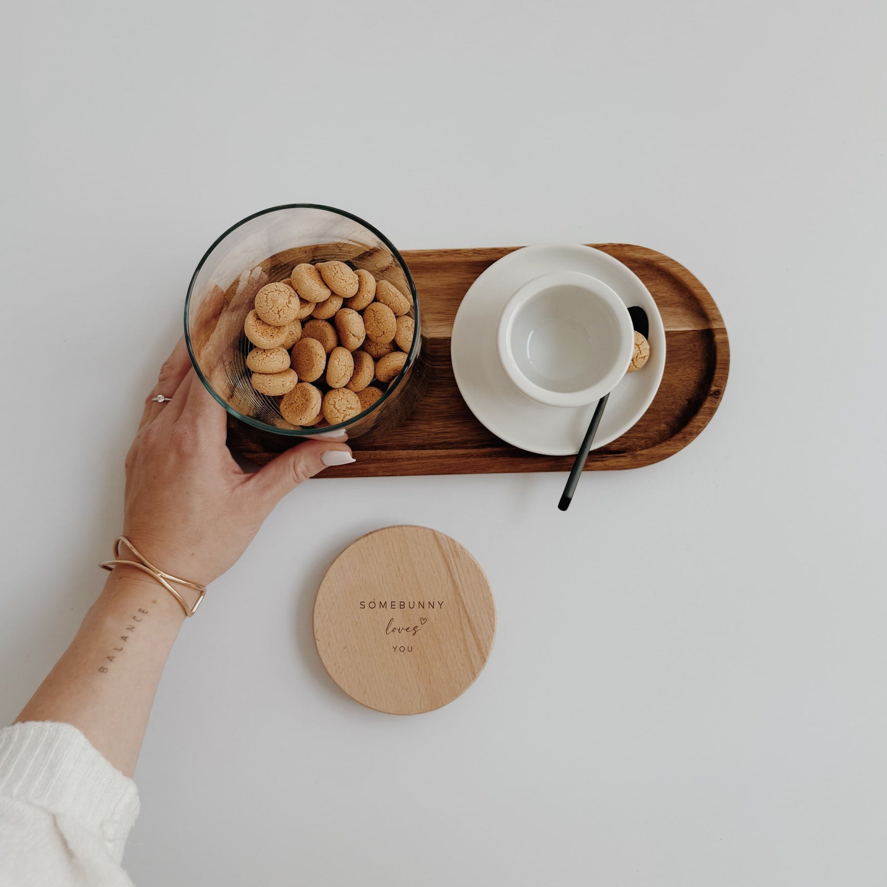 Personalisiertes Vorratsglas - Somebunny loves you - lyllevenn