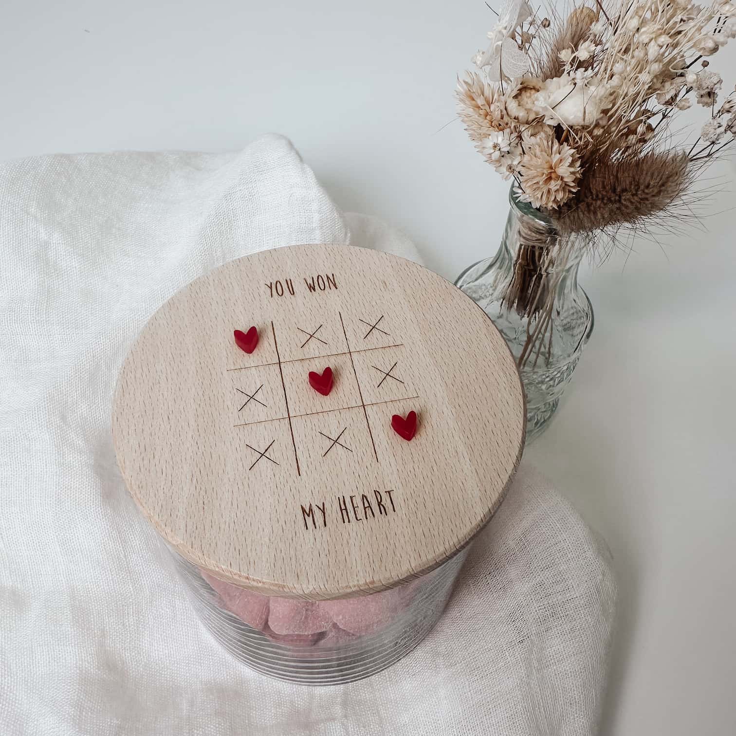 Personalisiertes Vorratsglas - Tic Tac Toe - lyllevenn