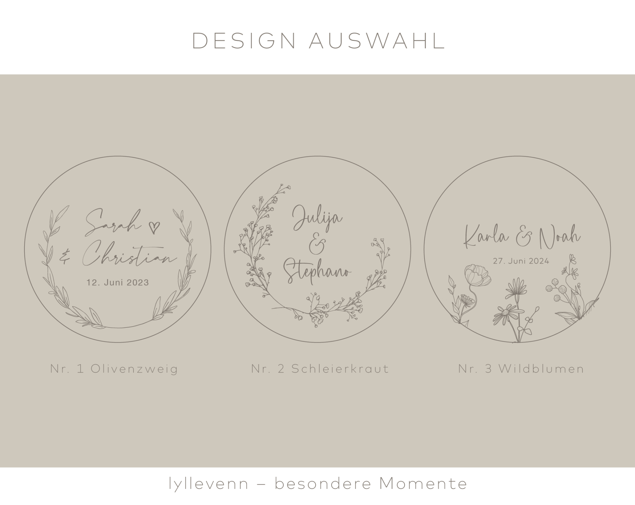 Personalisiertes Vorratsglas -  zur Hochzeit mit Name & Datum - lyllevenn