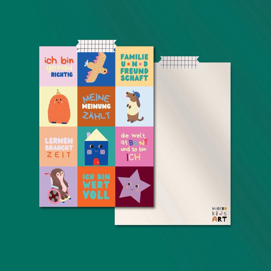 Postkarte Affirmationen - "be happy" - lyllevenn