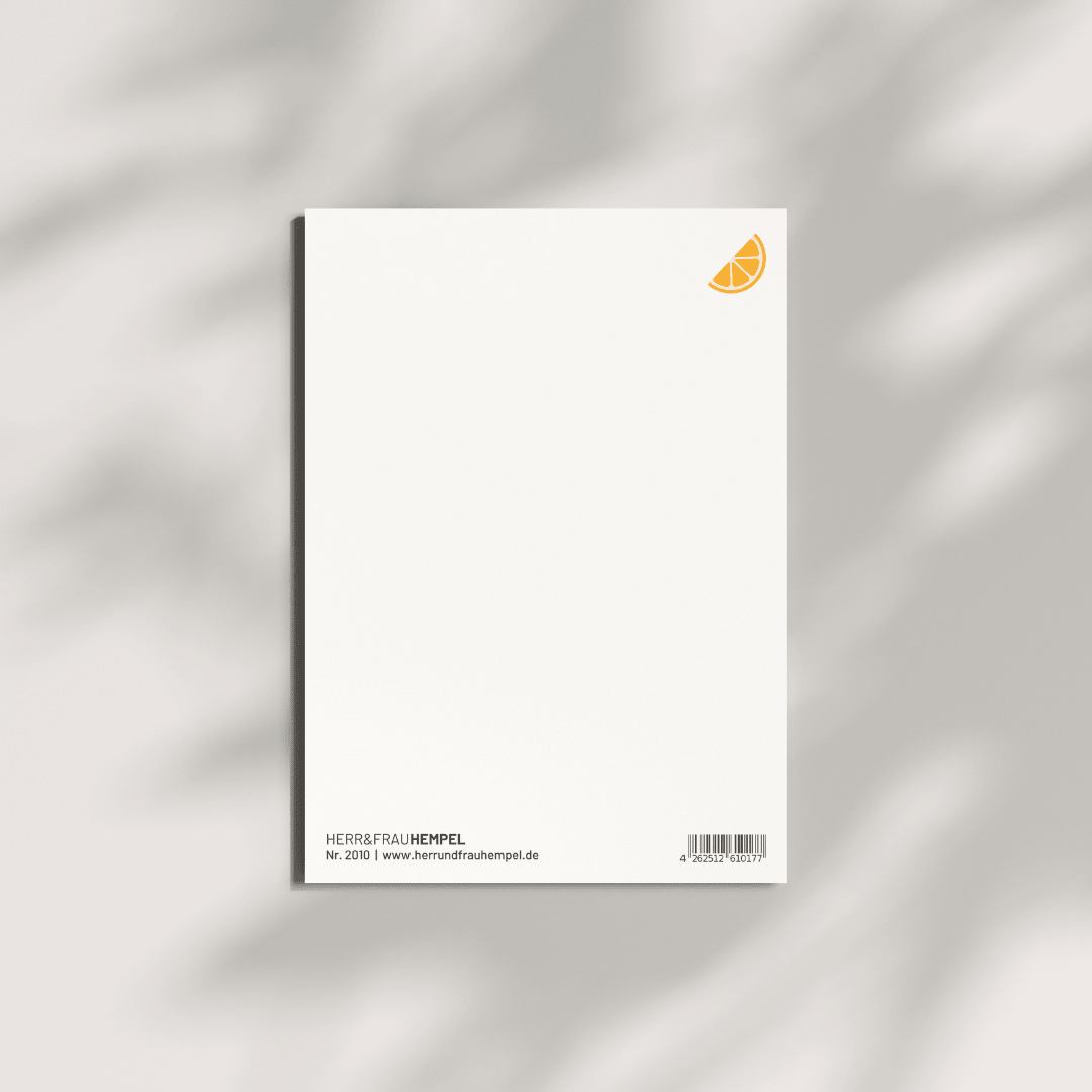 Postkarte - Auf Dich! Aperol - lyllevenn