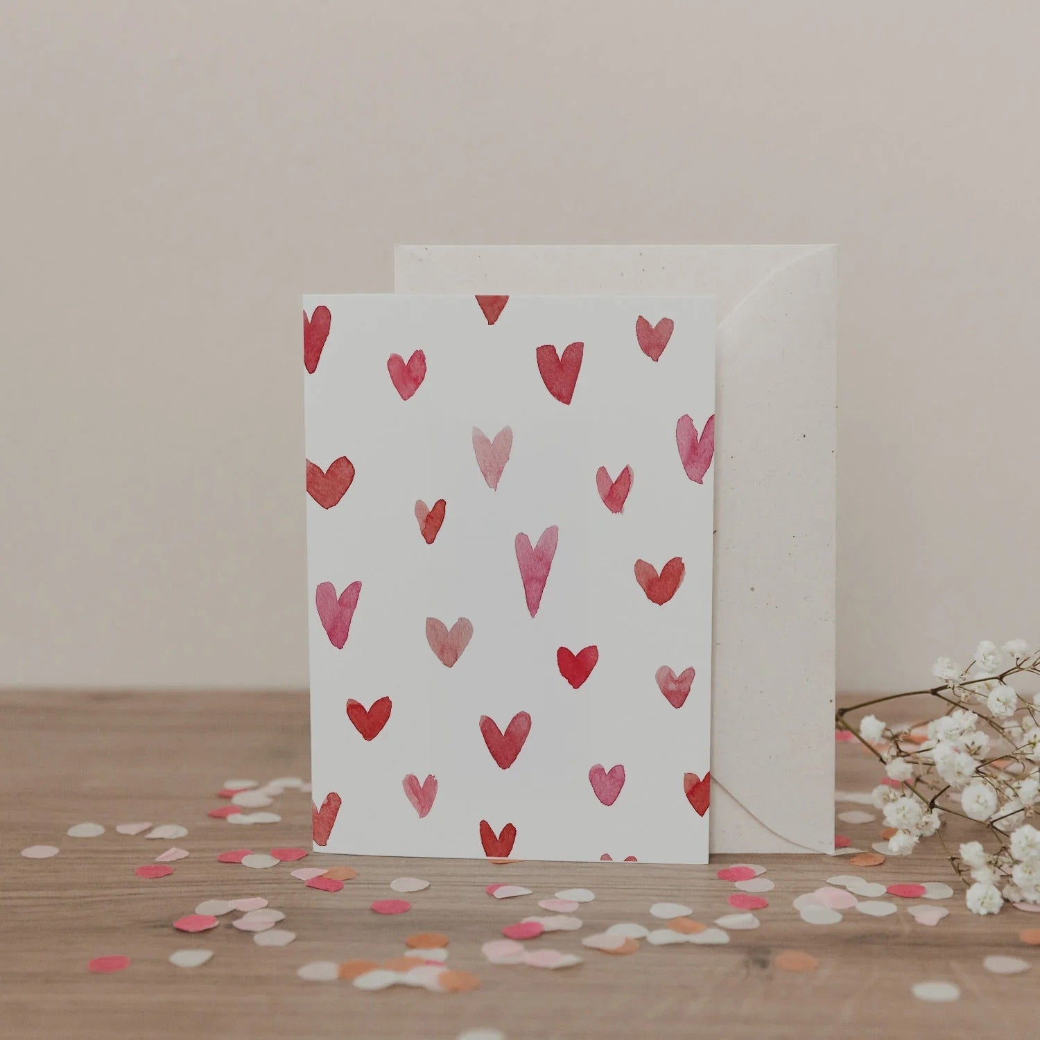 Postkarte - Herzen - lyllevenn