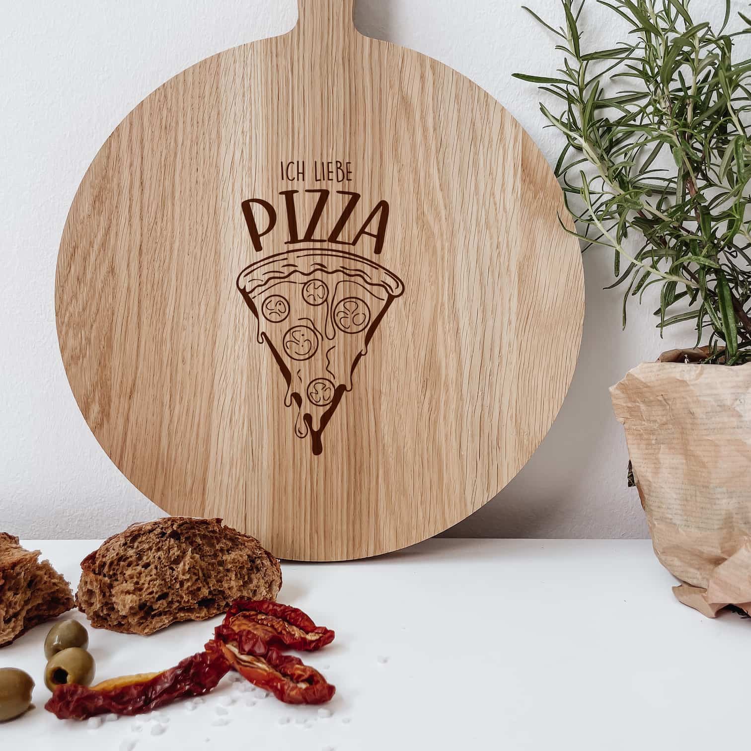 Rundes Schneidebrett Eiche - feste Designs - lyllevenn