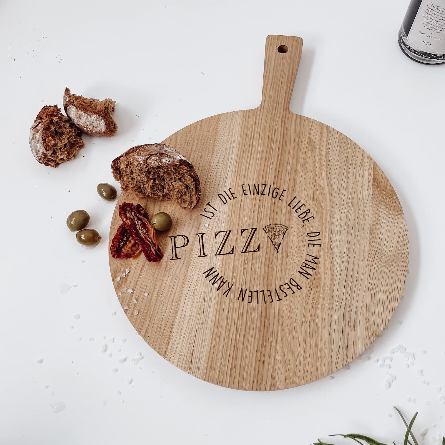 Rundes Schneidebrett Eiche - feste Designs - lyllevenn