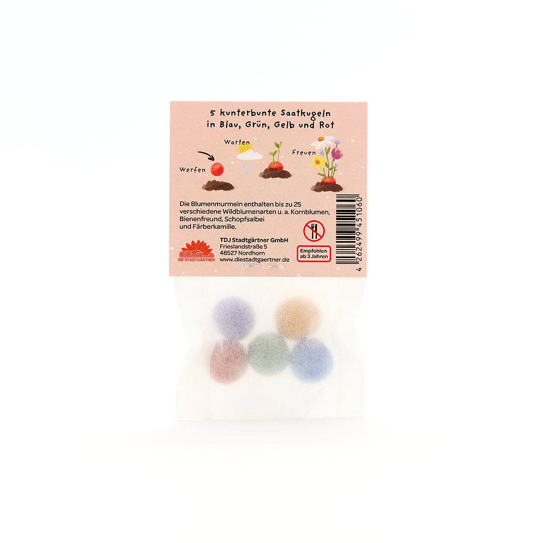 Saatkugeln Geschenk – HDGDL mit Blumenbotschaft - lyllevenn