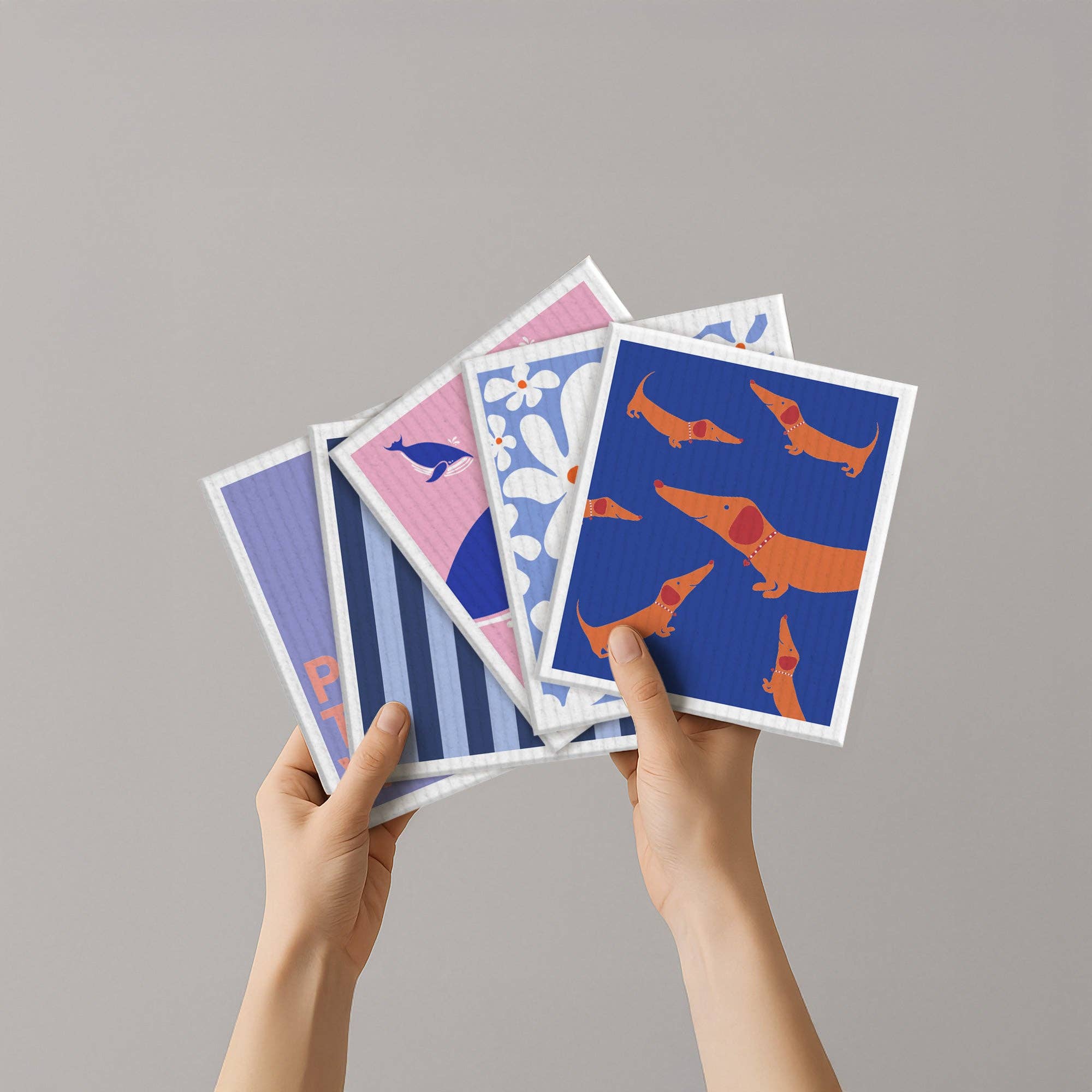 Schwammtuch, Dackel Nr. 10 – Nachhaltigkeit trifft Design - lyllevenn