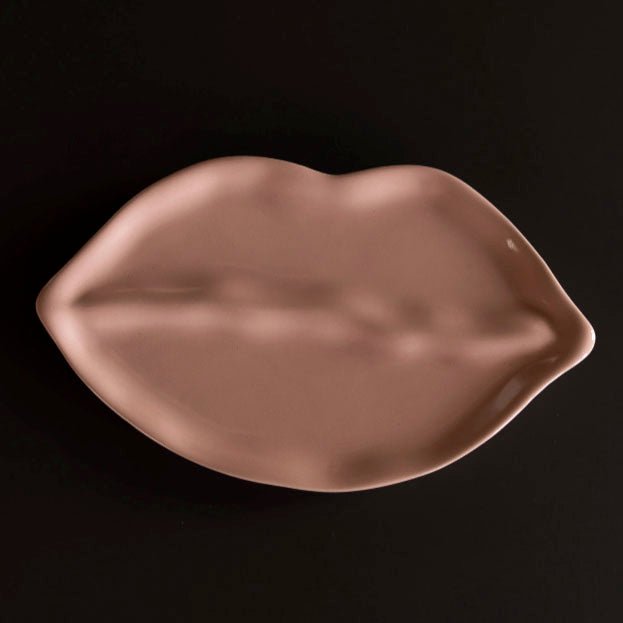 Sisi Keramikteller - Lippenform rosa - lyllevenn