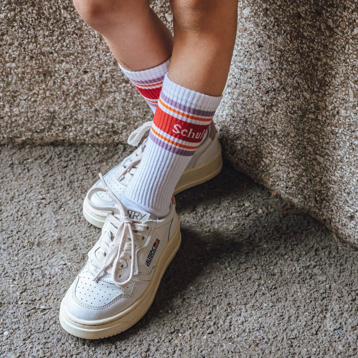 Socken - Schulkind 27 - 30 Lavender - lyllevenn