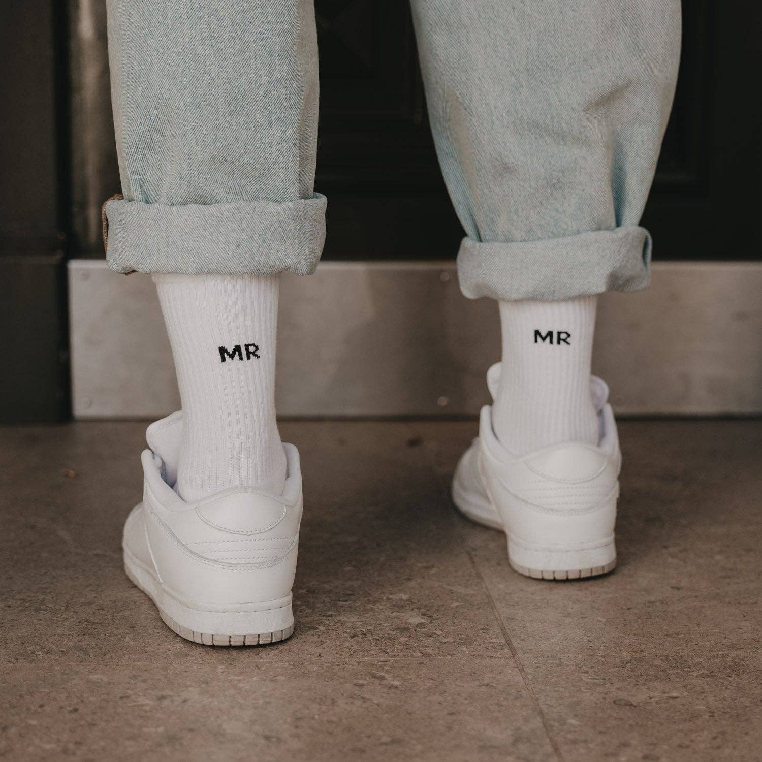 Socken weiß - Mr - lyllevenn