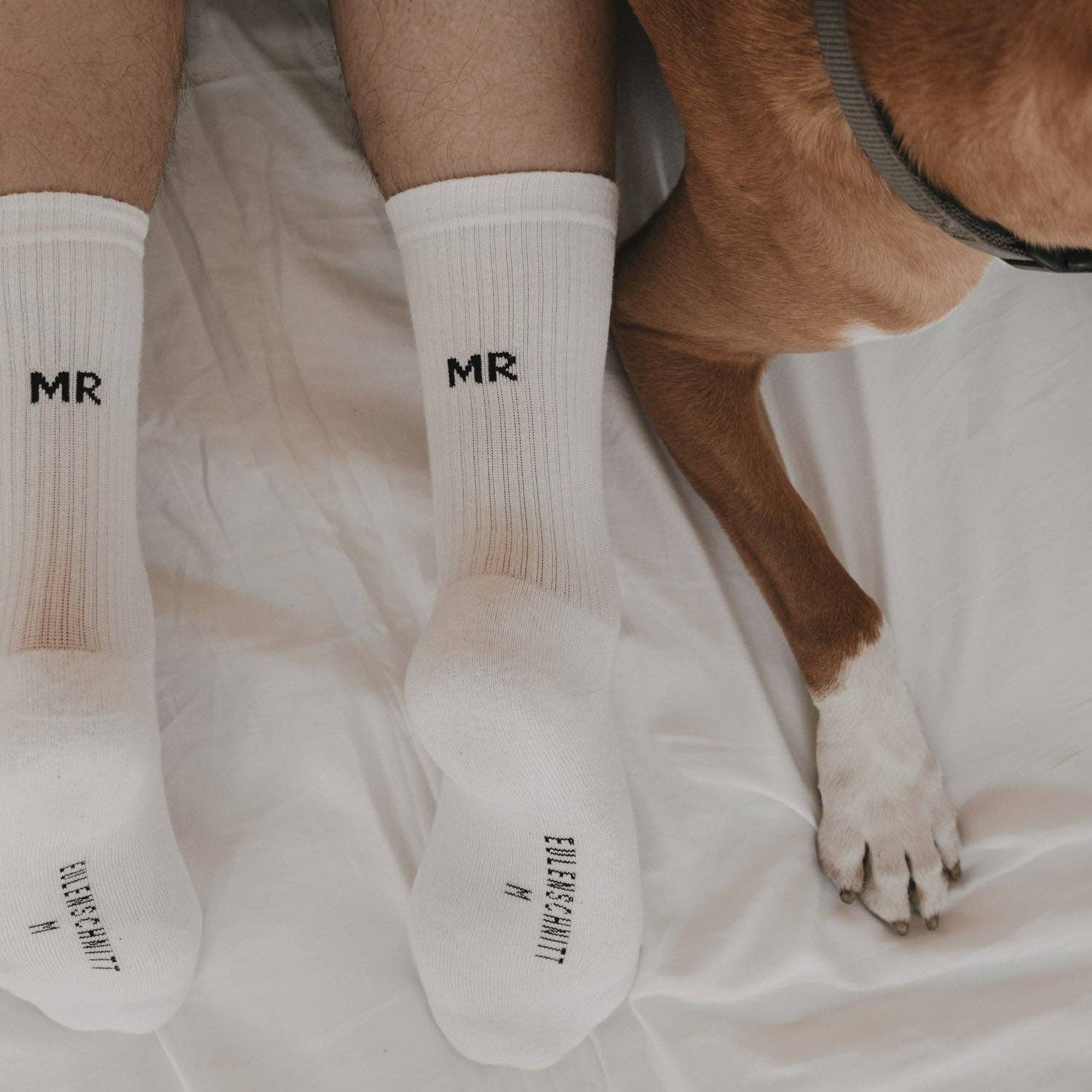 Socken weiß - Mr - lyllevenn