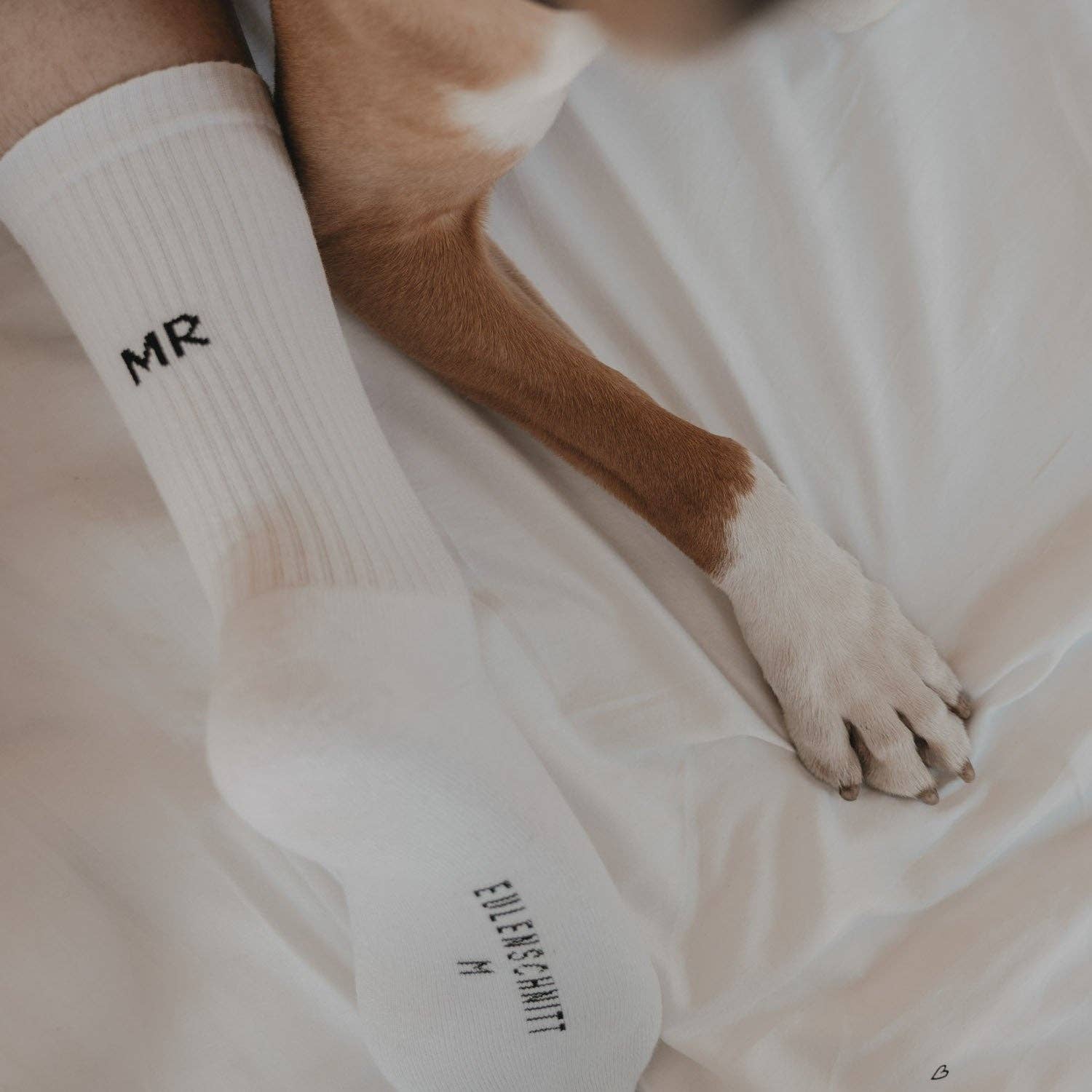 Socken weiß - Mr - lyllevenn