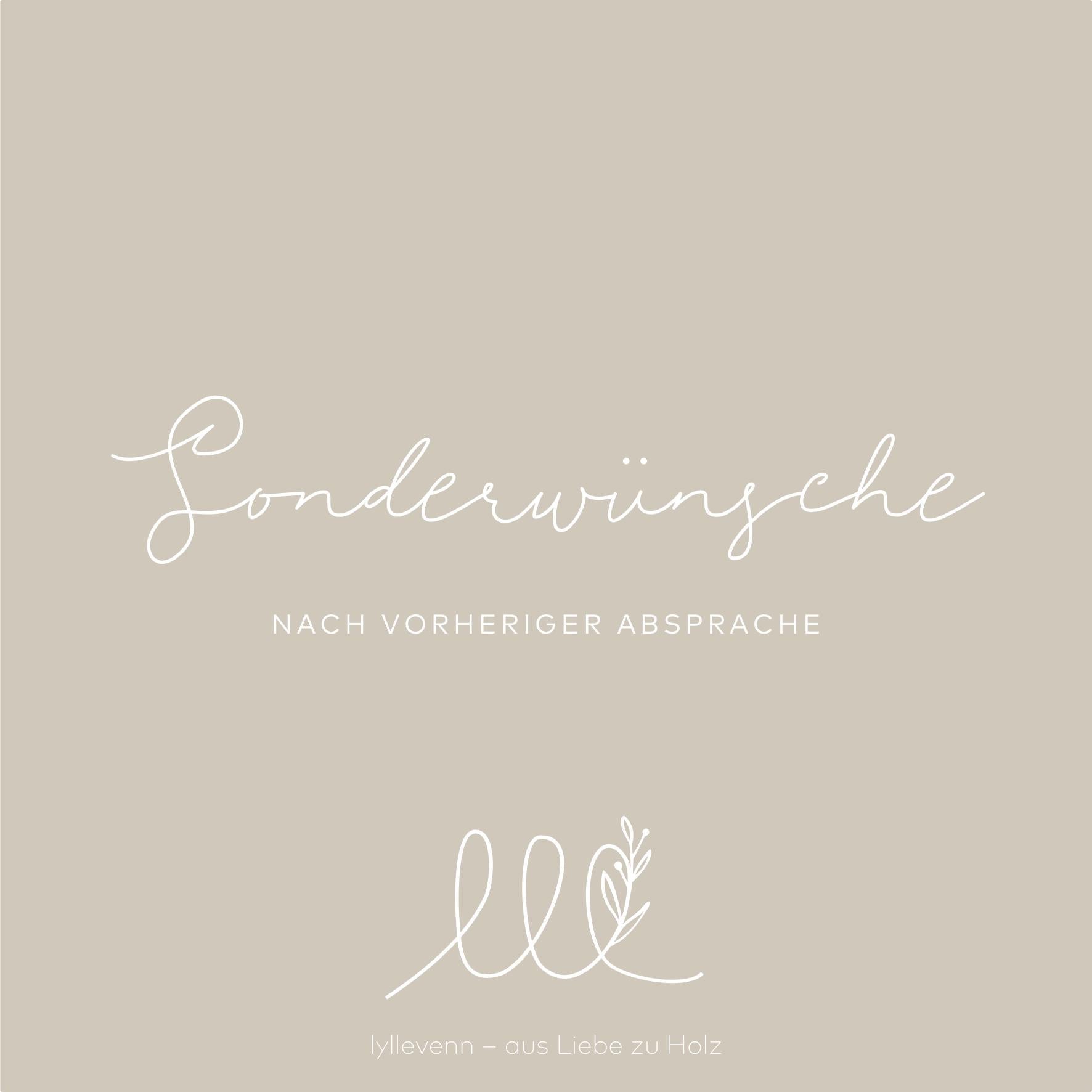 Sonderwünsche zu deiner Bestellung - lyllevenn