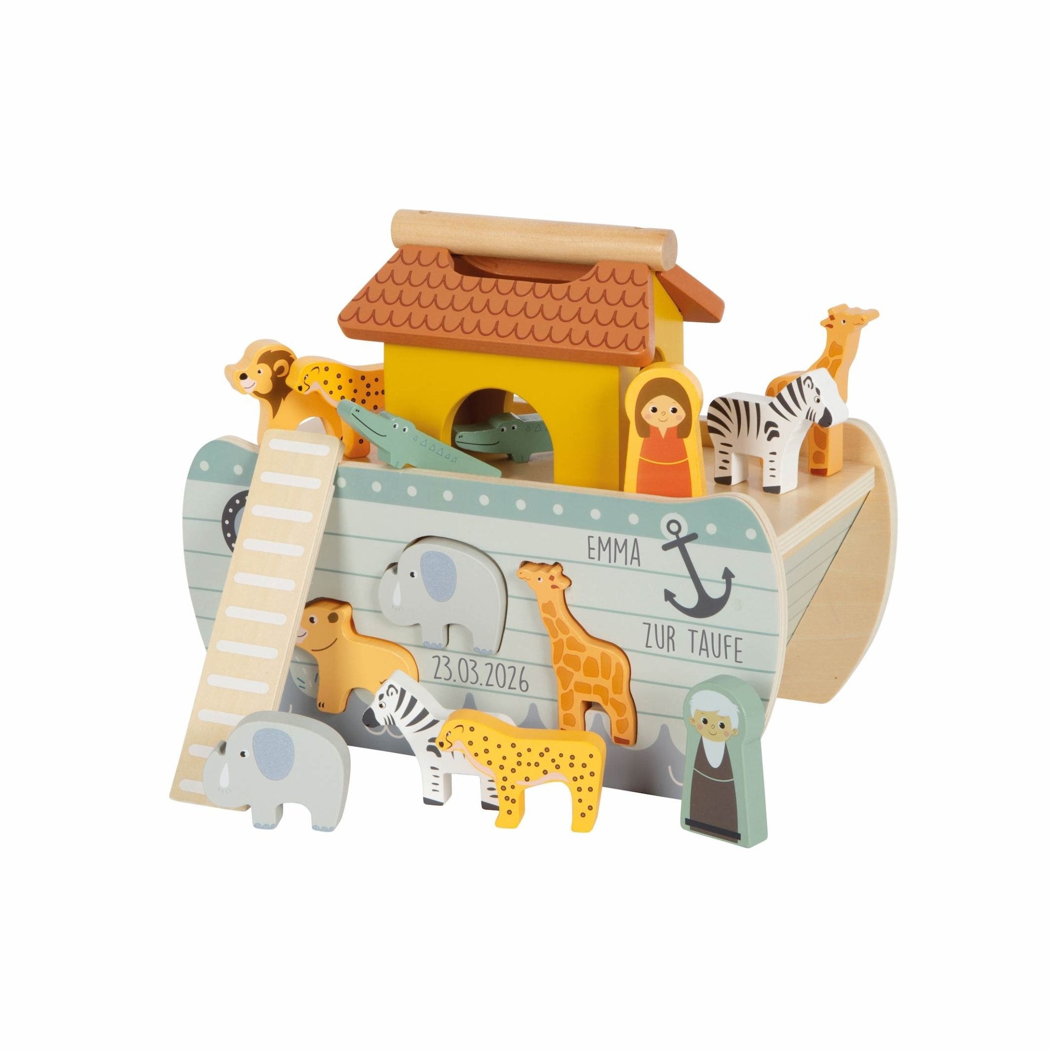 Steckspiel personalisierbar - Arche Noah Safari - lyllevenn