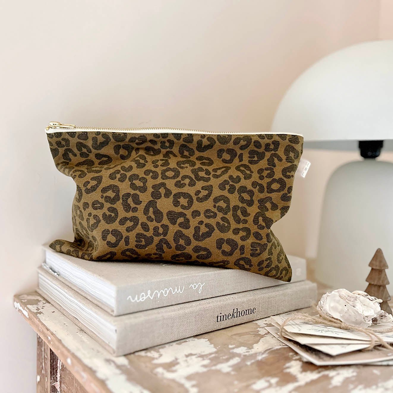 Tasche Leopard -  Olive - lyllevenn
