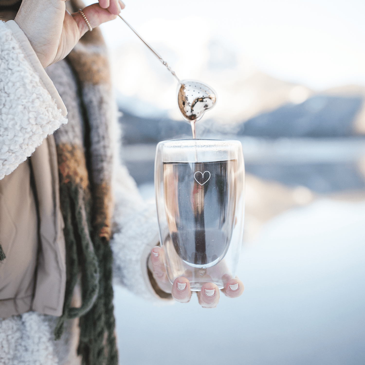 Thermoglas "Herz" 450 ml - lyllevenn