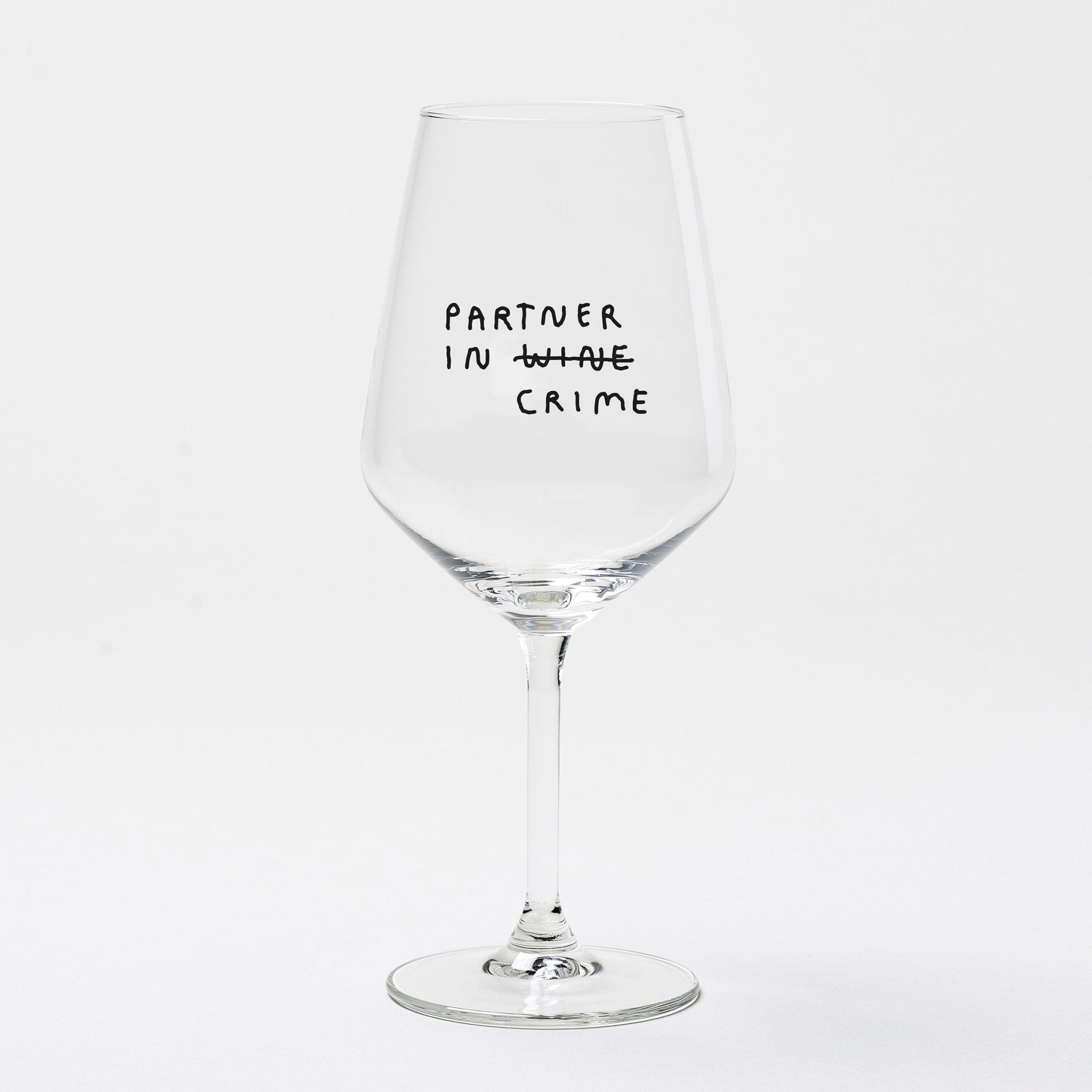 Weinglas "Partner in Wine" - lyllevenn