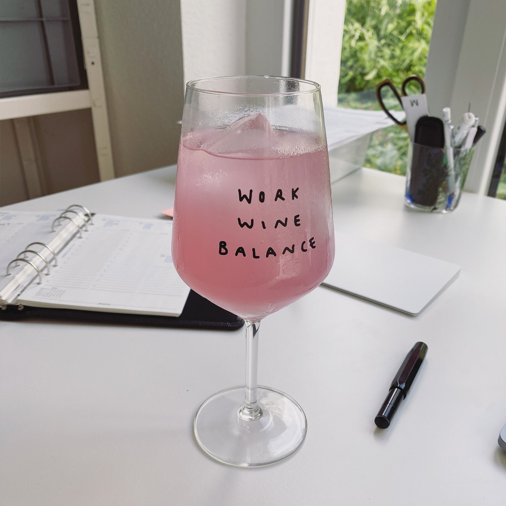 Weinglas "Work Wine Balance" - lyllevenn