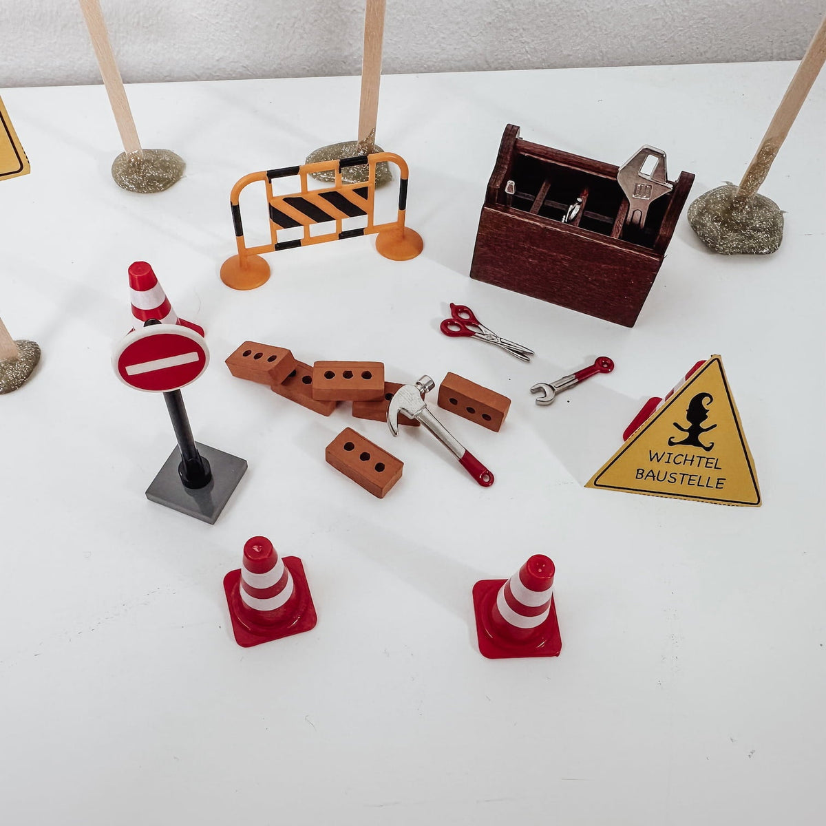Wichtel Baustellen-Set – Mini-Baustelle für die Wichteltür - lyllevenn