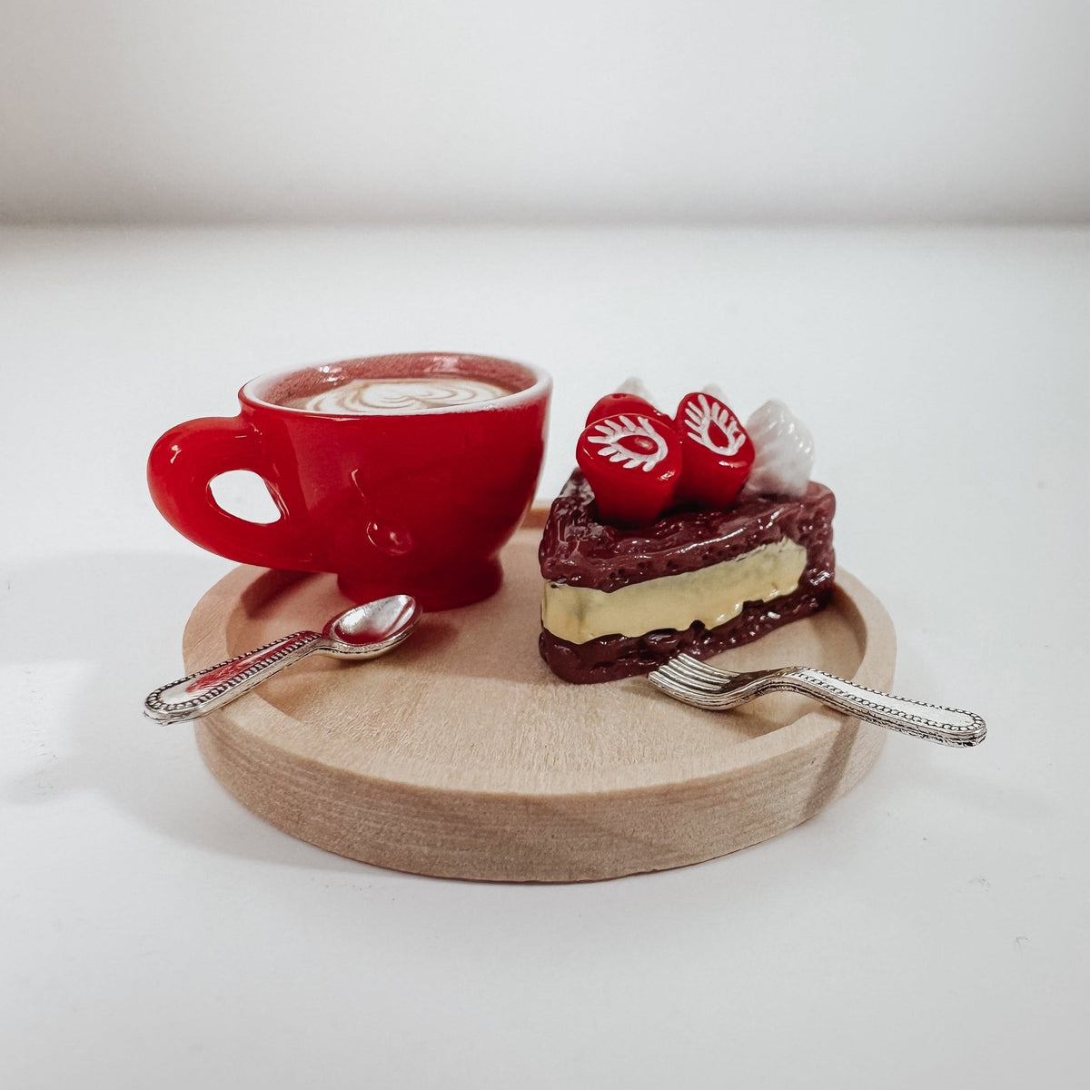 Wichtel Kaffee & Kuchen Set mit Tablett - lyllevenn