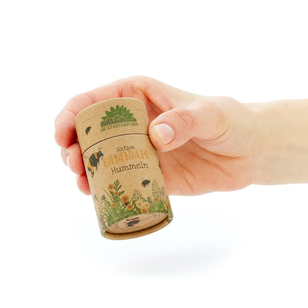 Wildblumenwiese für Hummeln – Blühende Saatgut Dose - lyllevenn