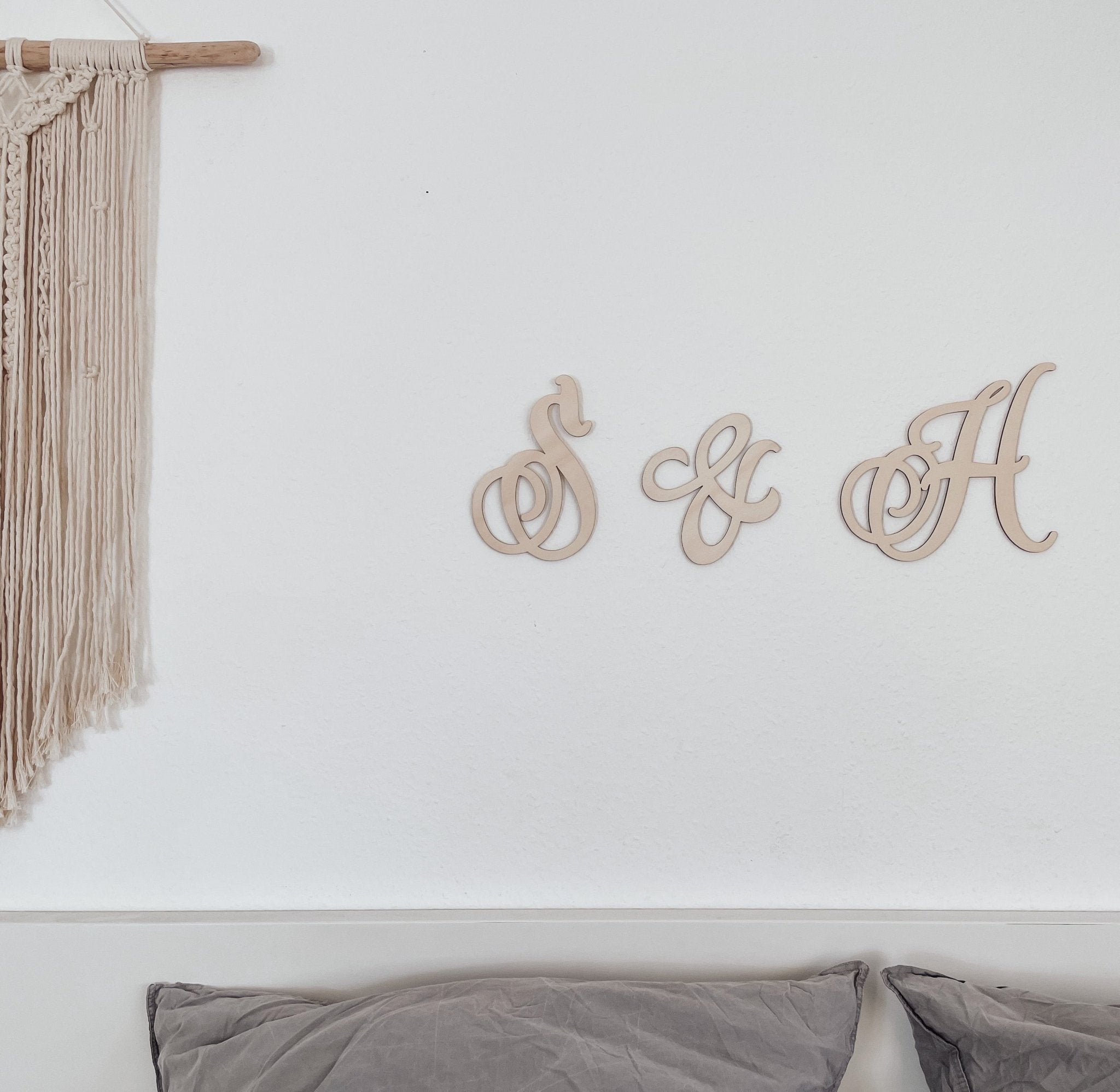 3D Buchstaben | XXL Schriftzug | Hochzeit | Holz - INITIALIEN - lyllevenn-store
