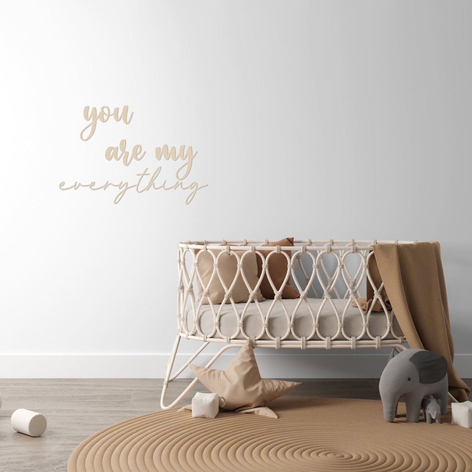 3D Holz Schriftzug - You are my everything - lyllevenn
