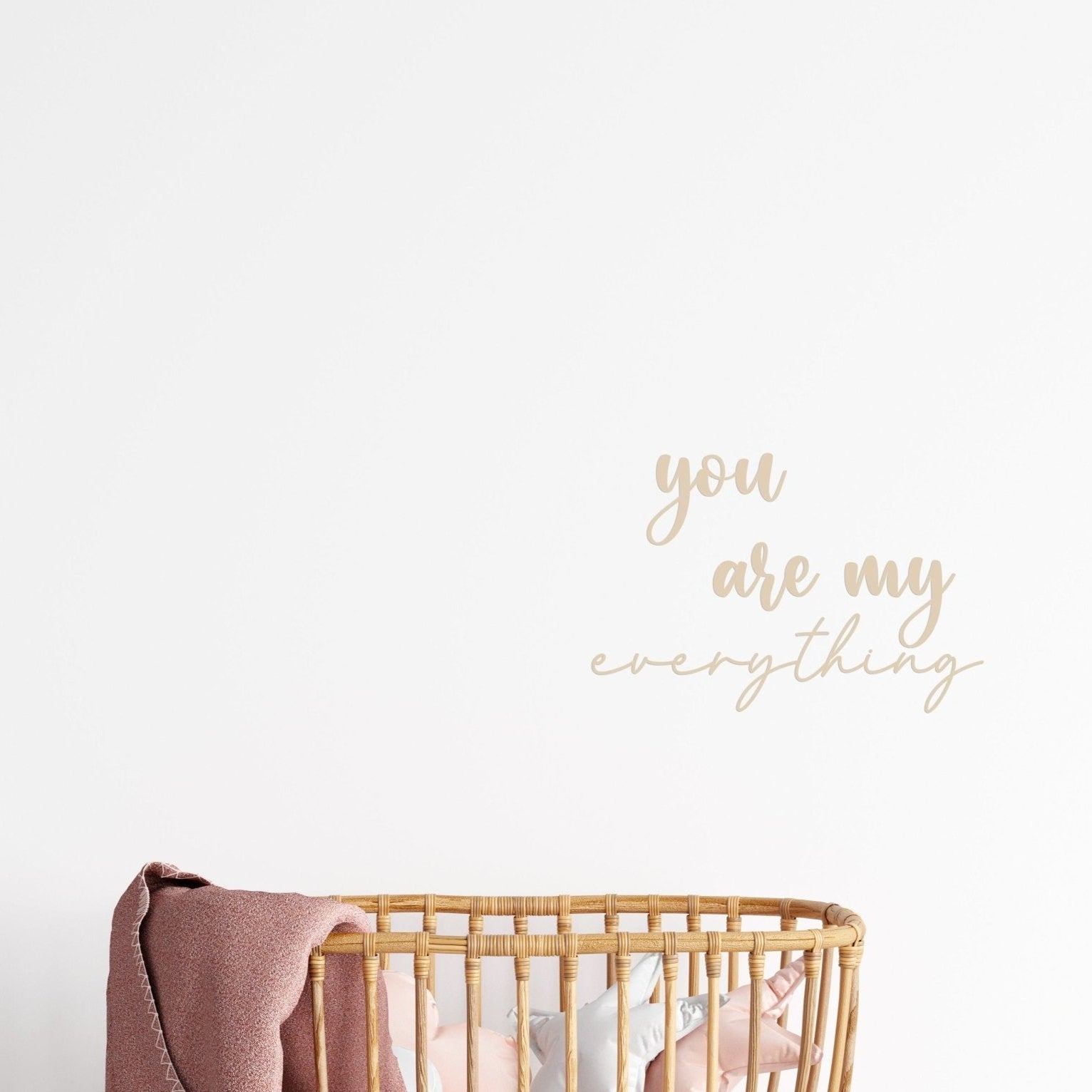 3D Holz Schriftzug - You are my everything - lyllevenn