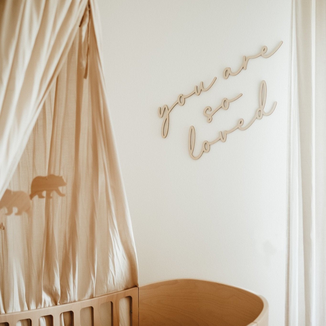 3D Holz Schriftzug - You are so loved - lyllevenn