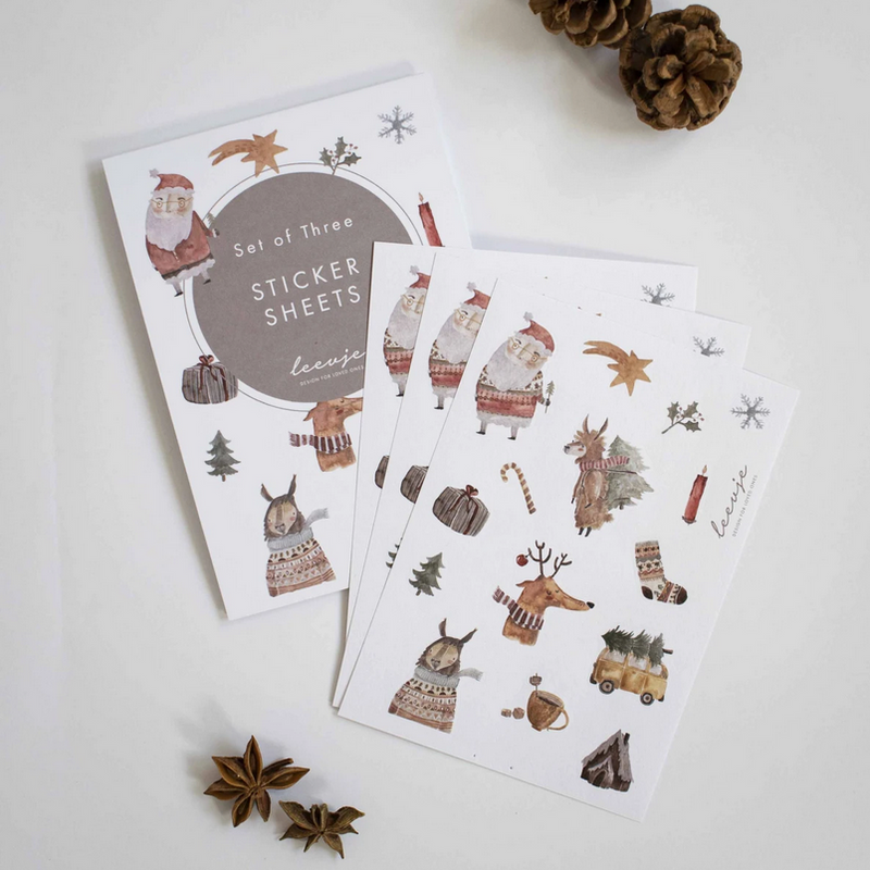 Sticker-Set | X-MAS | Aufkleber - Weihnachten