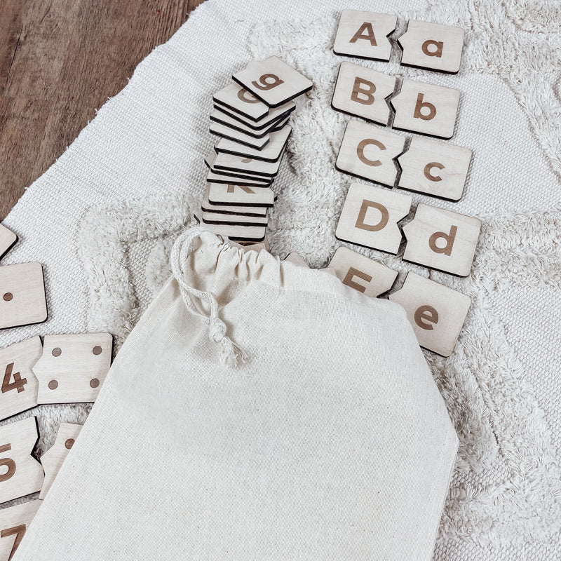 Zuordnungspuzzle | Buchstaben | Groß,- und Kleinschreibung – LETTERS